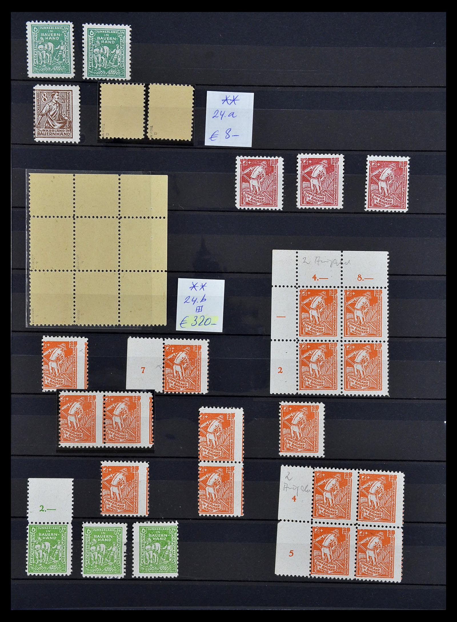 34039 007 - Stamp collection 34039 Mecklenburg-Vorpommern 1945-1946.