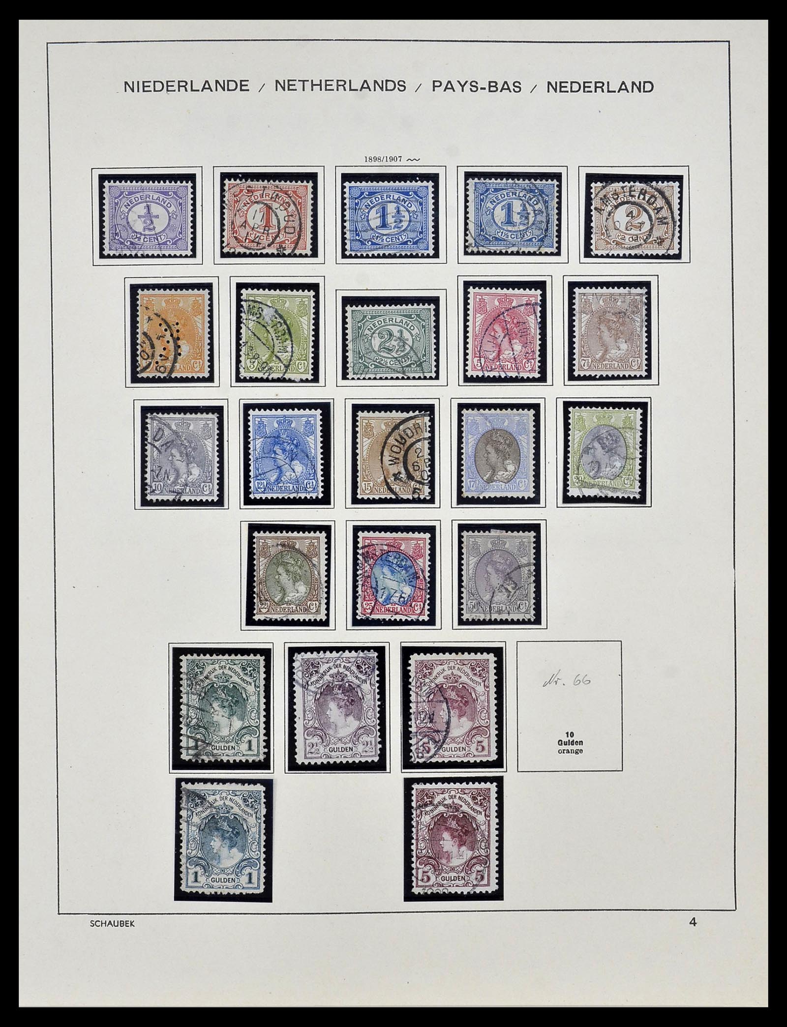 34040 004 - Postzegelverzameling 34040 Nederland 1852-1992.