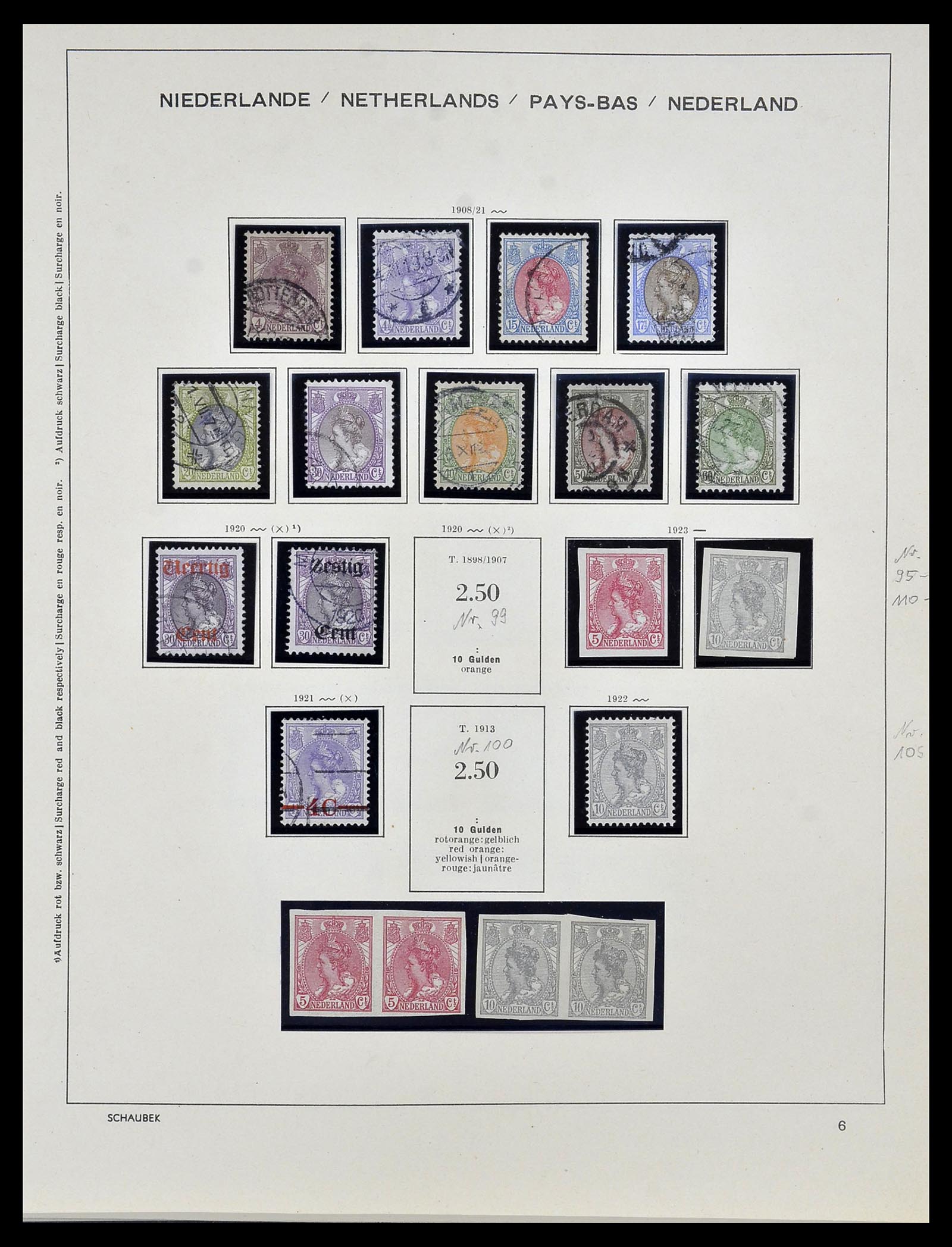 34040 006 - Postzegelverzameling 34040 Nederland 1852-1992.