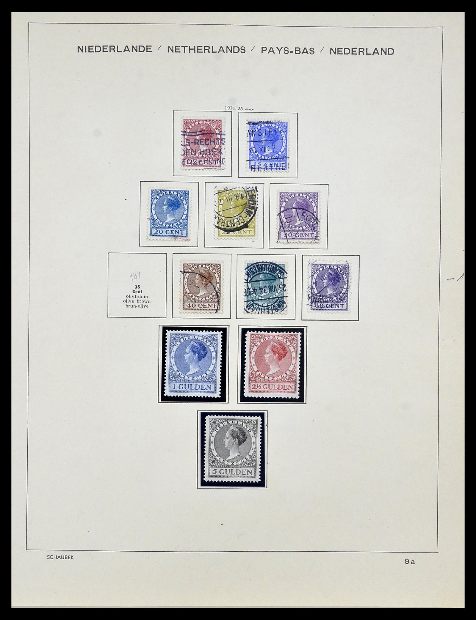 34040 010 - Postzegelverzameling 34040 Nederland 1852-1992.