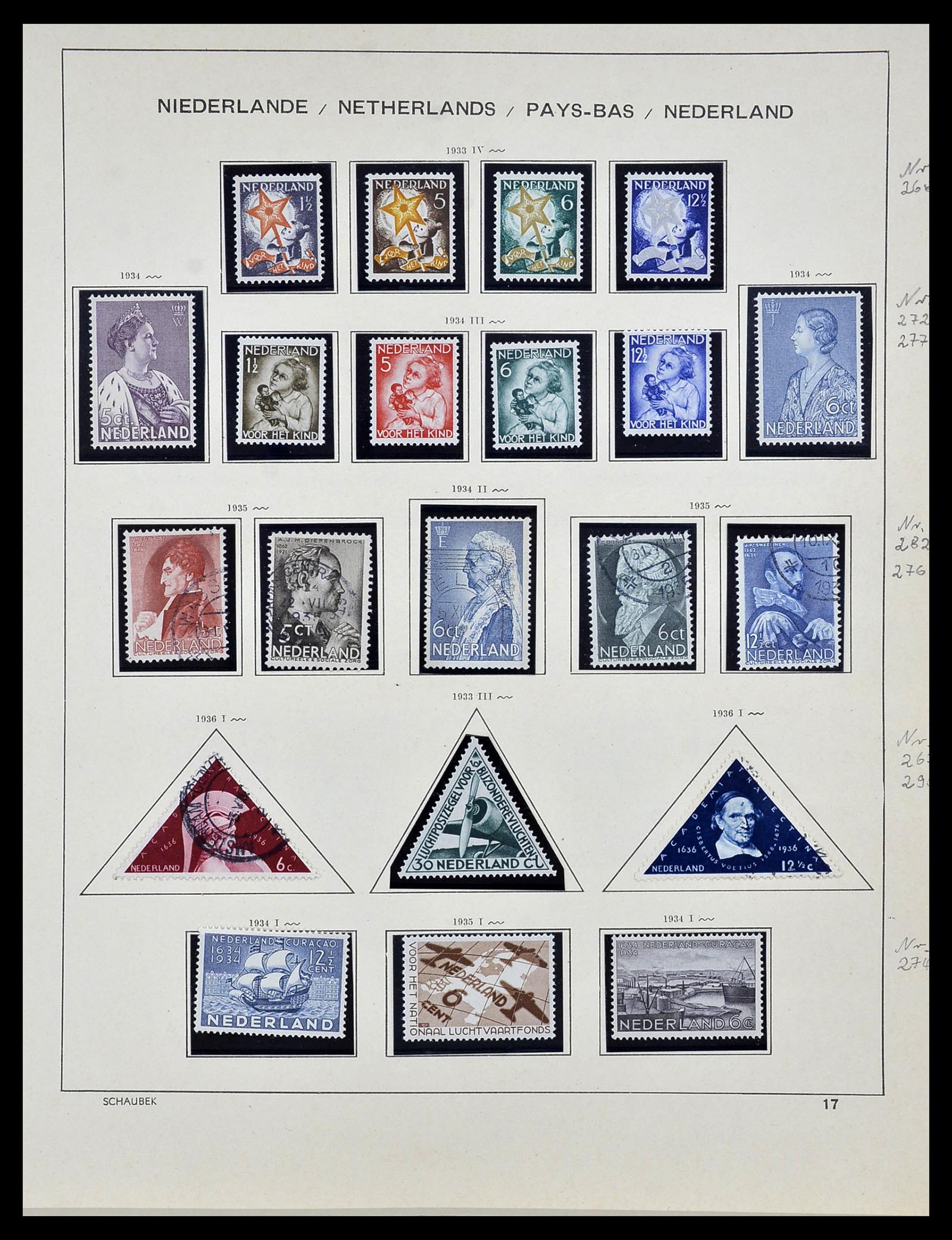 34040 016 - Postzegelverzameling 34040 Nederland 1852-1992.