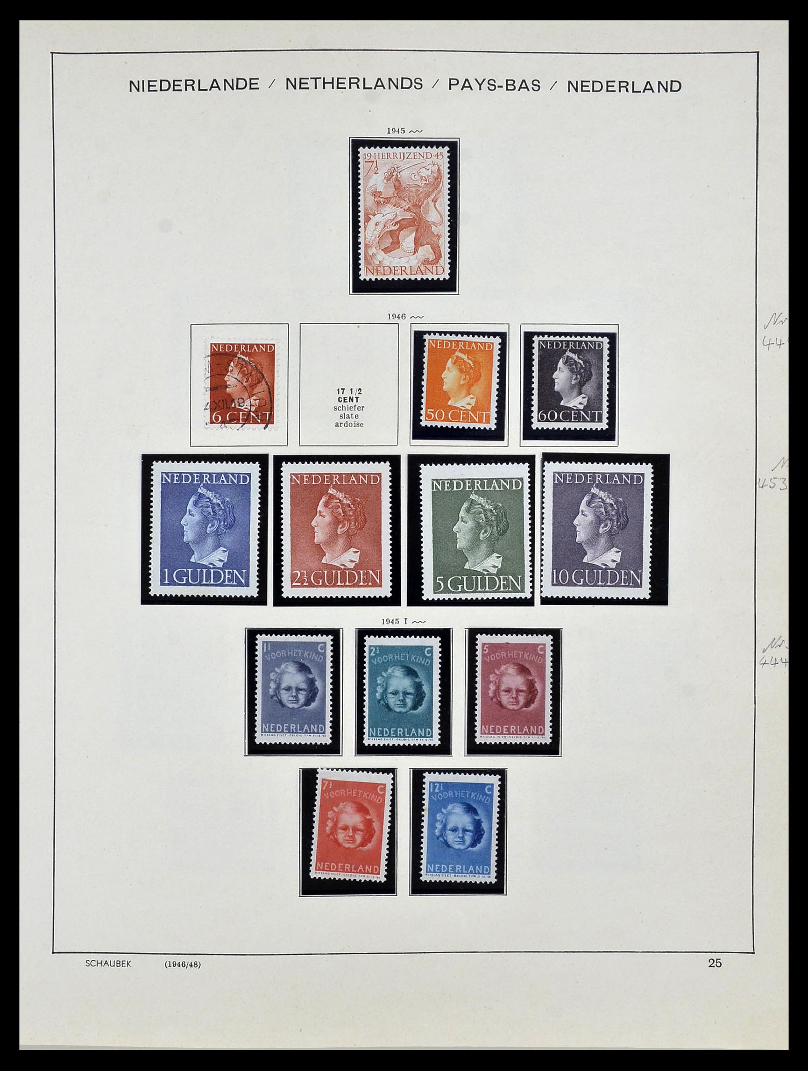 34040 025 - Postzegelverzameling 34040 Nederland 1852-1992.