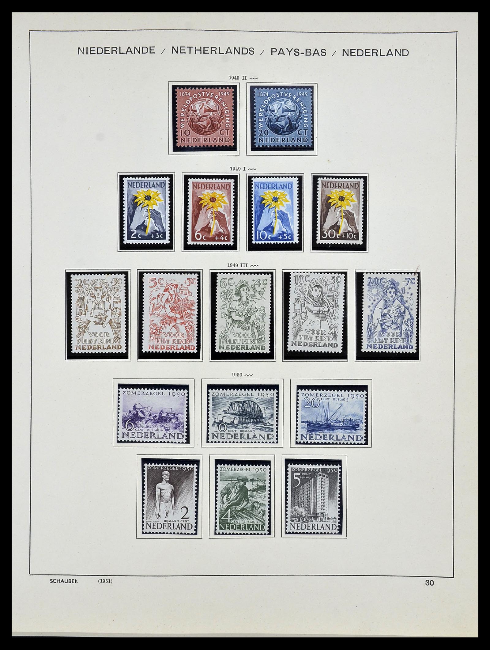 34040 030 - Postzegelverzameling 34040 Nederland 1852-1992.