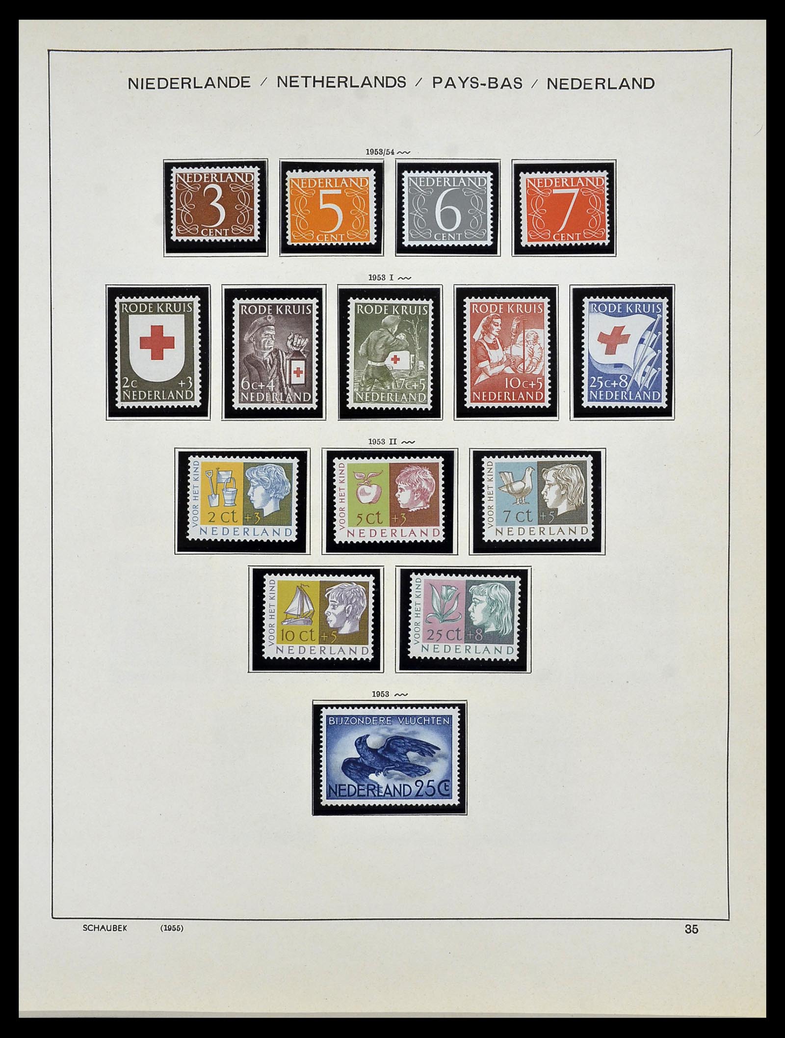 34040 035 - Postzegelverzameling 34040 Nederland 1852-1992.