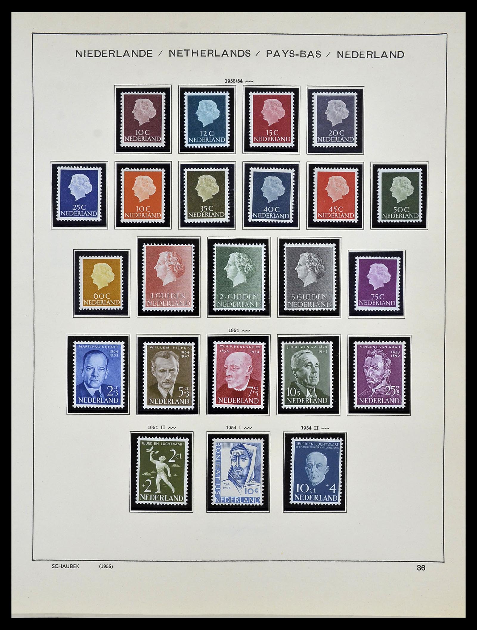 34040 036 - Postzegelverzameling 34040 Nederland 1852-1992.