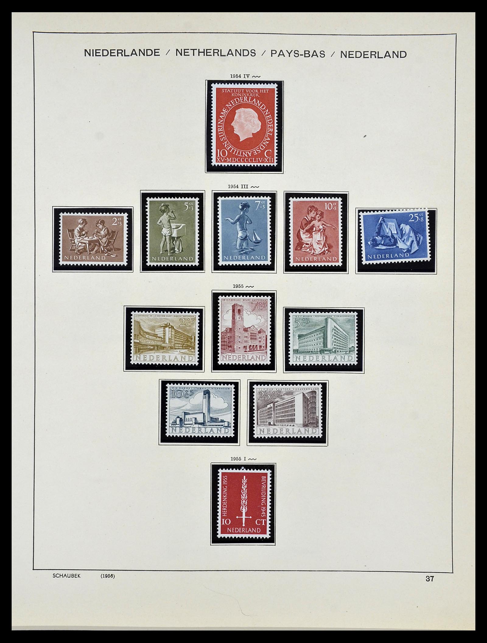34040 037 - Postzegelverzameling 34040 Nederland 1852-1992.