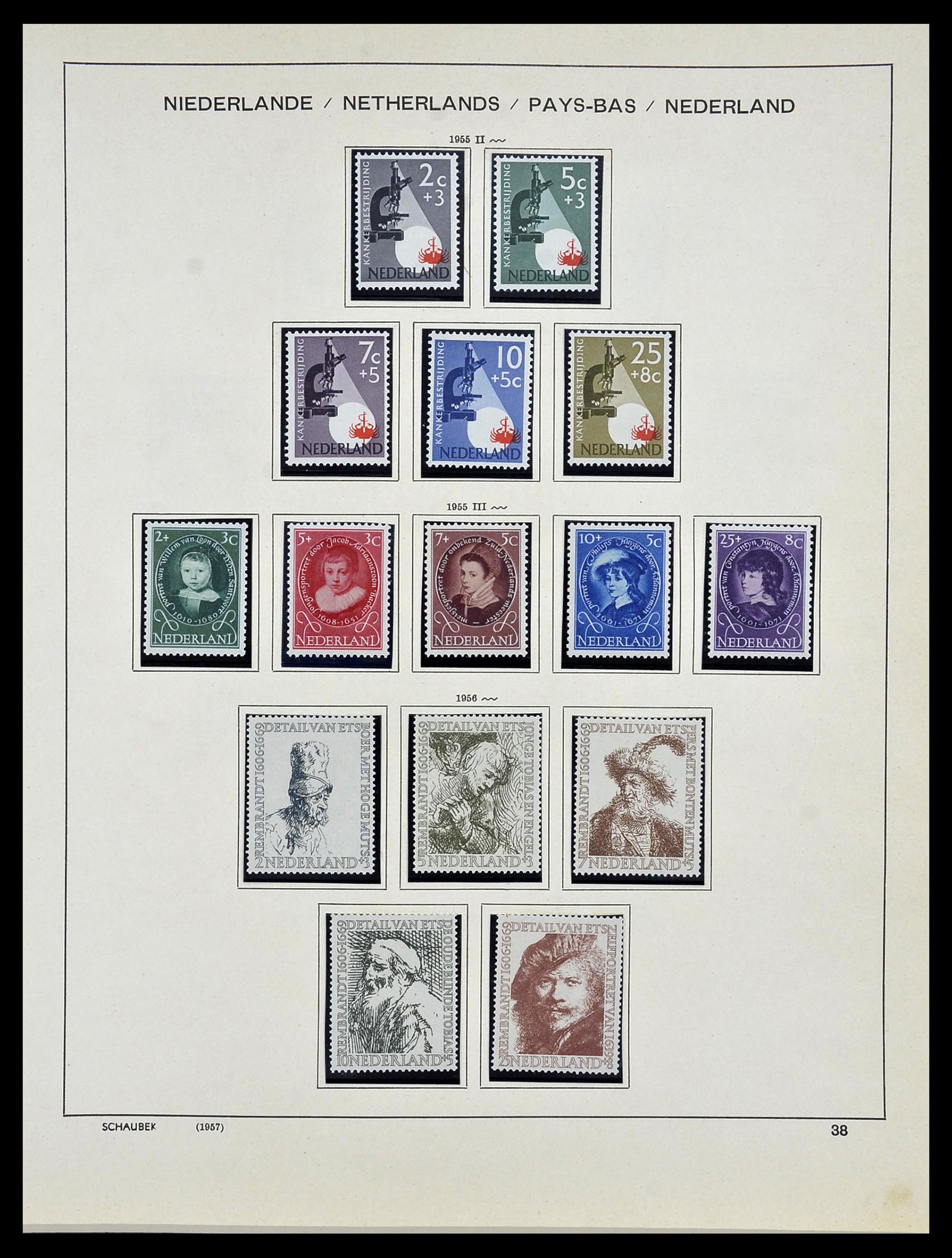 34040 038 - Postzegelverzameling 34040 Nederland 1852-1992.