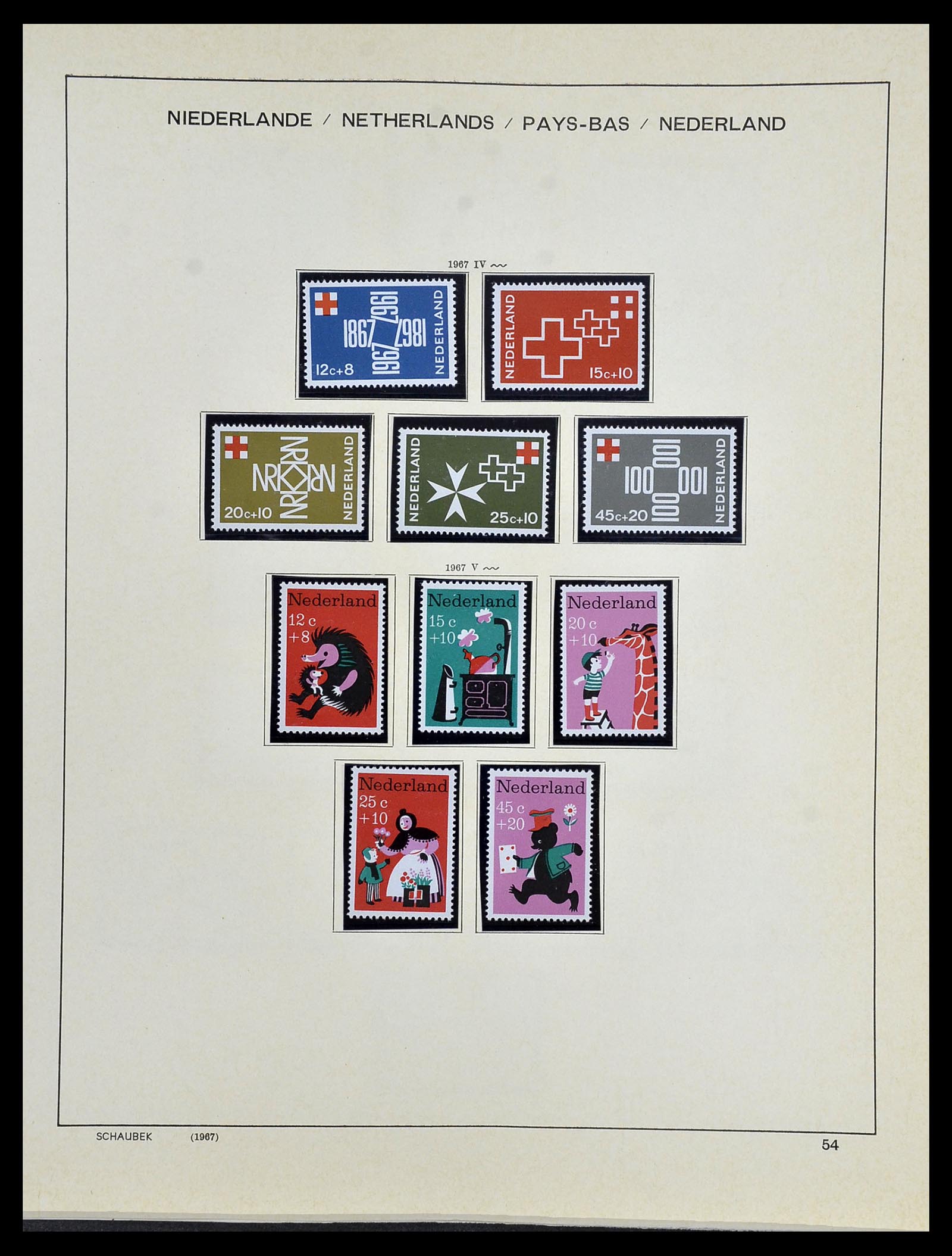 34040 056 - Postzegelverzameling 34040 Nederland 1852-1992.