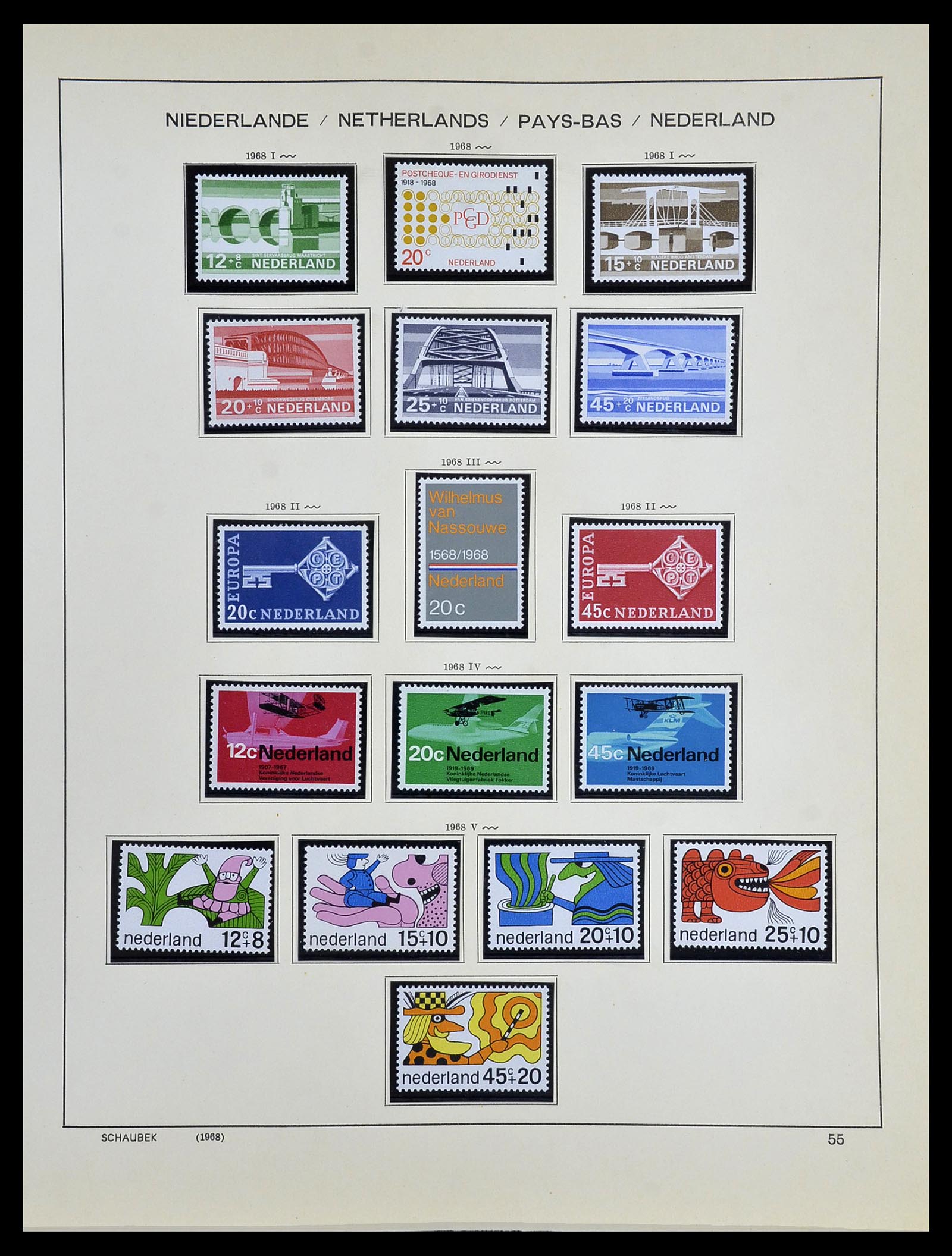 34040 057 - Postzegelverzameling 34040 Nederland 1852-1992.