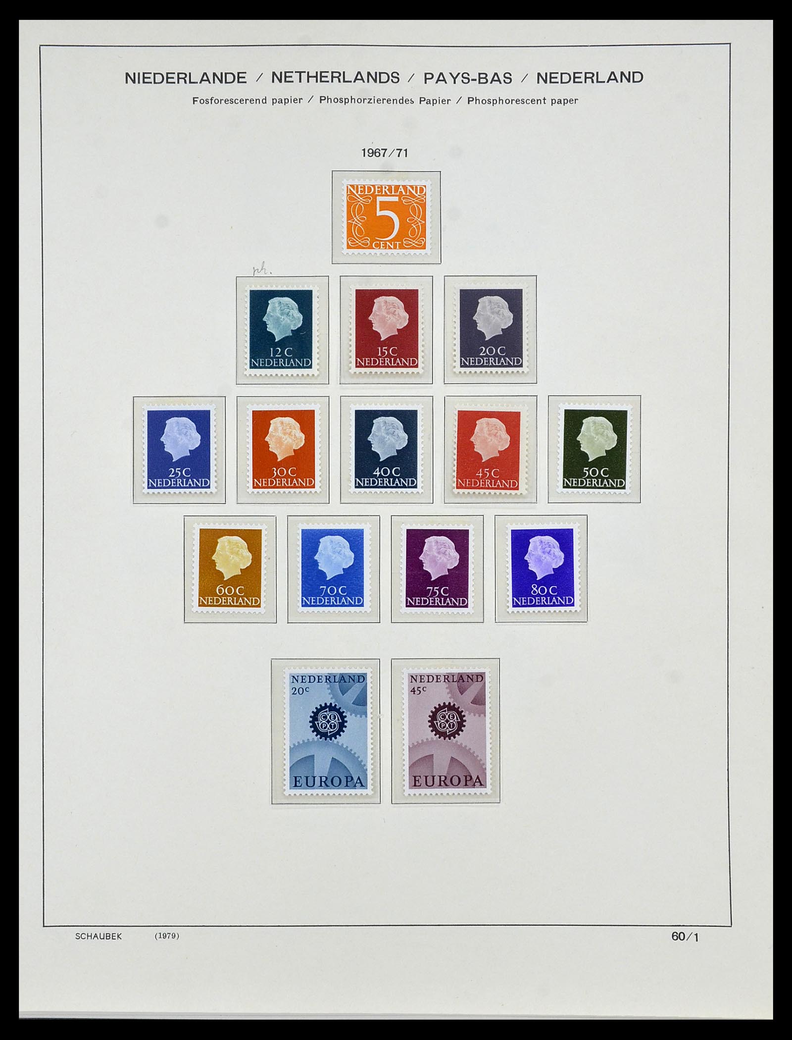 34040 064 - Postzegelverzameling 34040 Nederland 1852-1992.