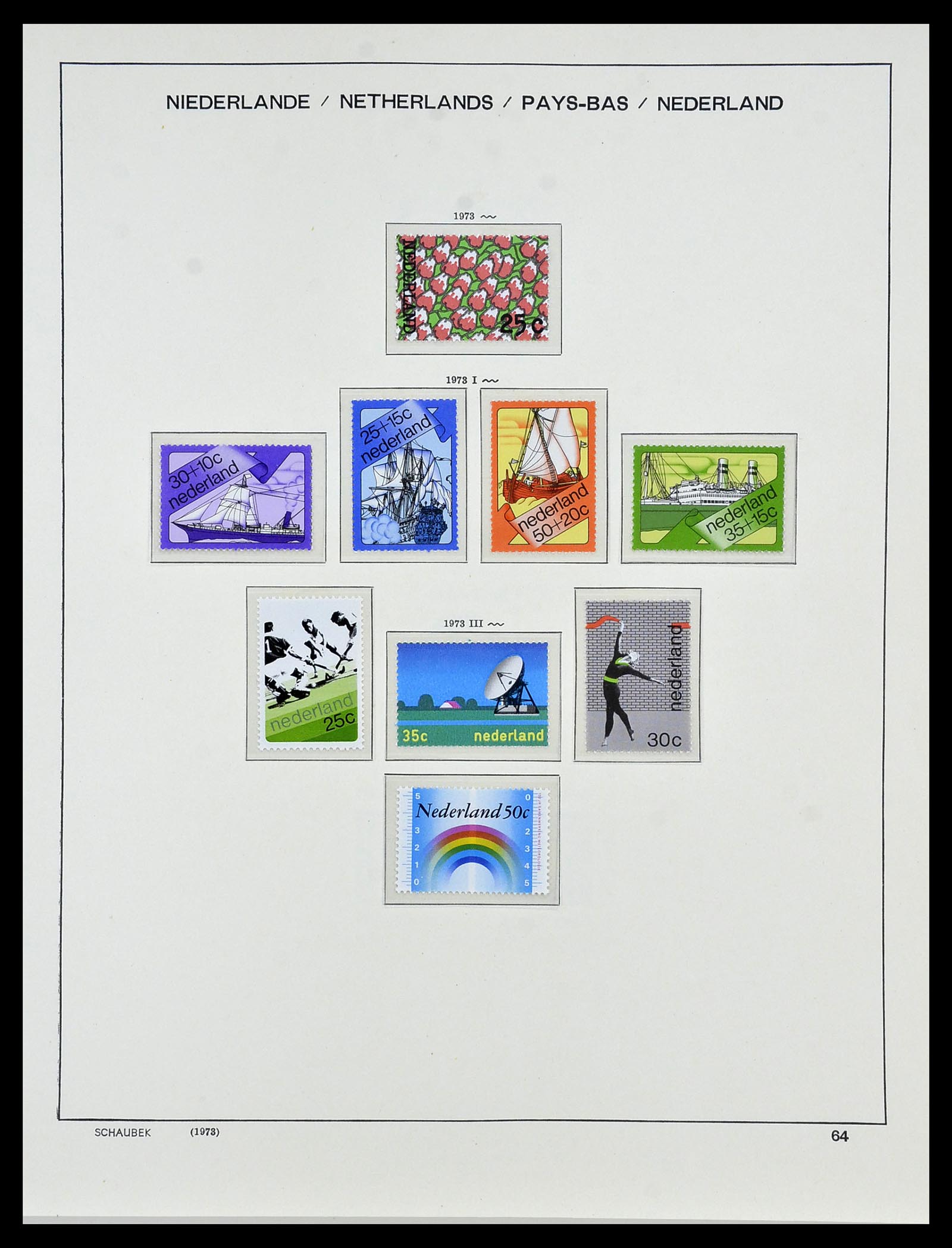 34040 068 - Postzegelverzameling 34040 Nederland 1852-1992.