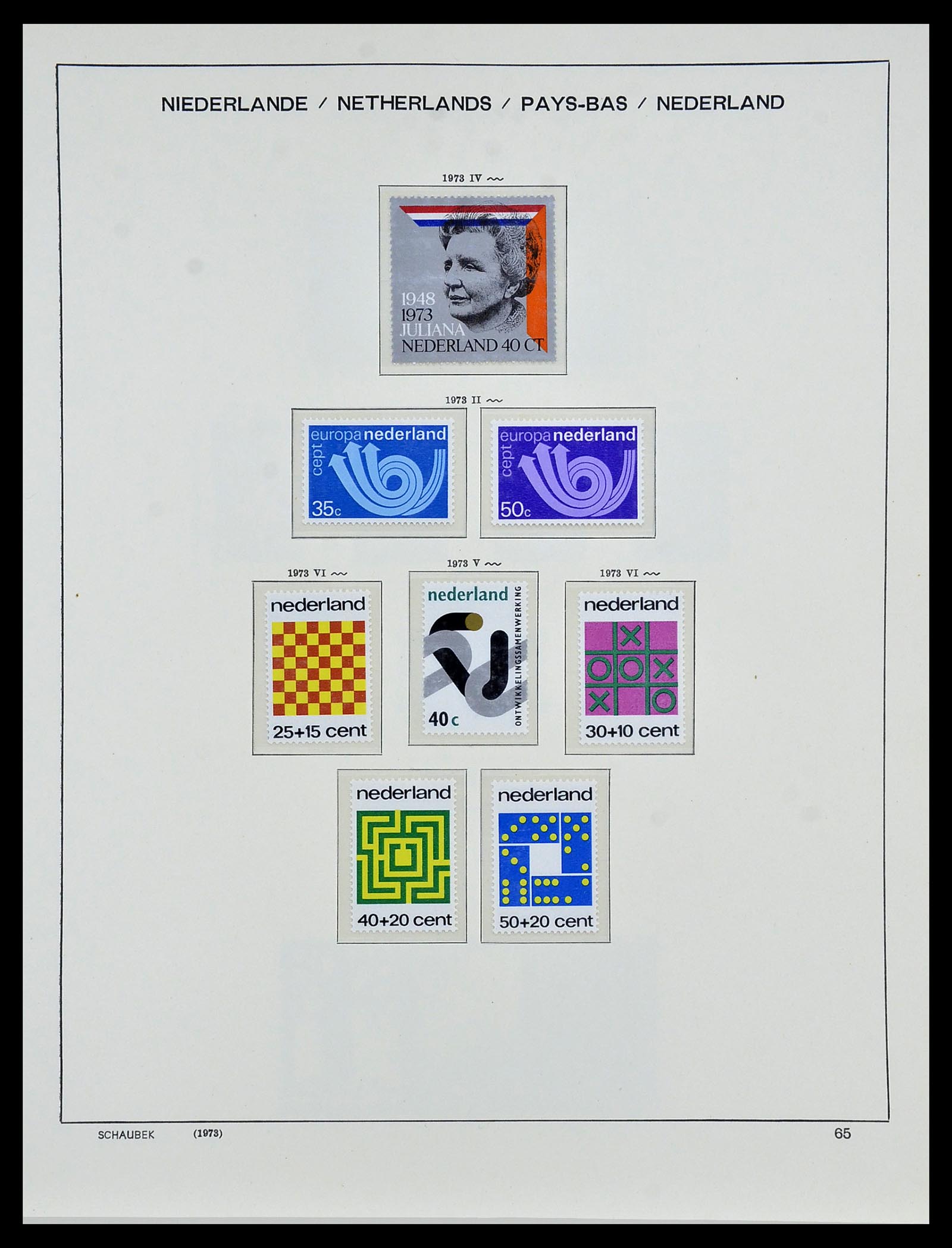 34040 069 - Postzegelverzameling 34040 Nederland 1852-1992.
