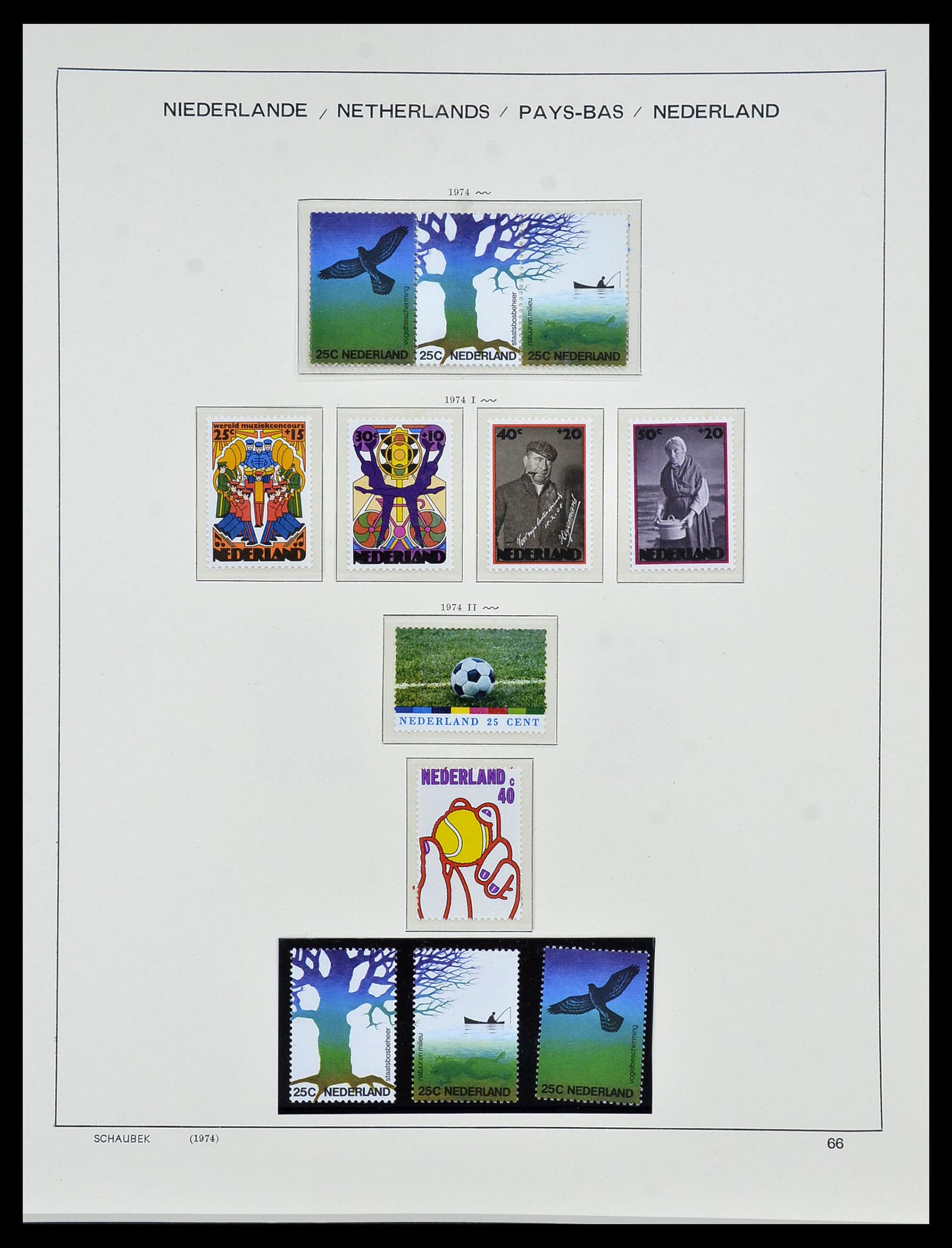 34040 070 - Postzegelverzameling 34040 Nederland 1852-1992.
