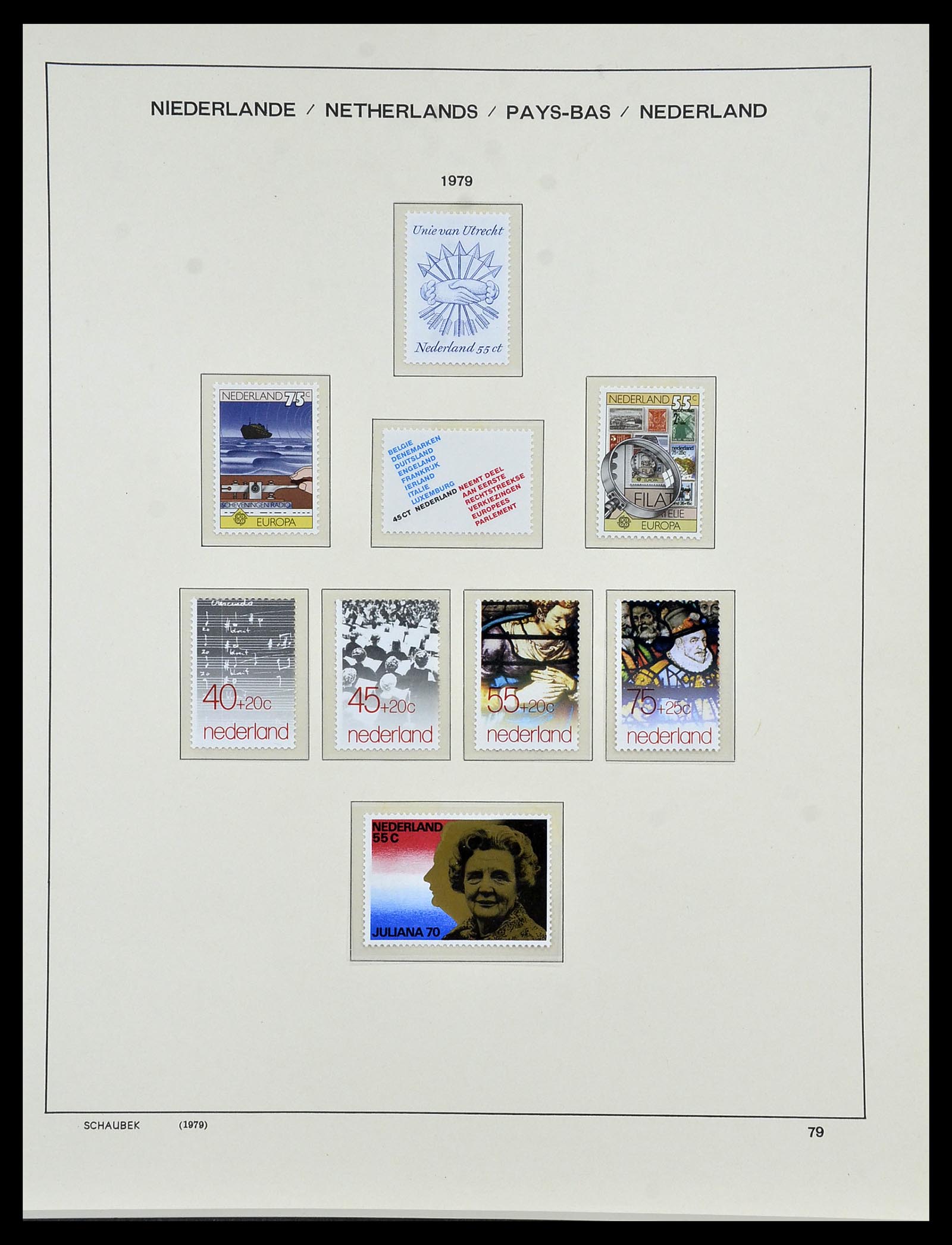 34040 083 - Postzegelverzameling 34040 Nederland 1852-1992.