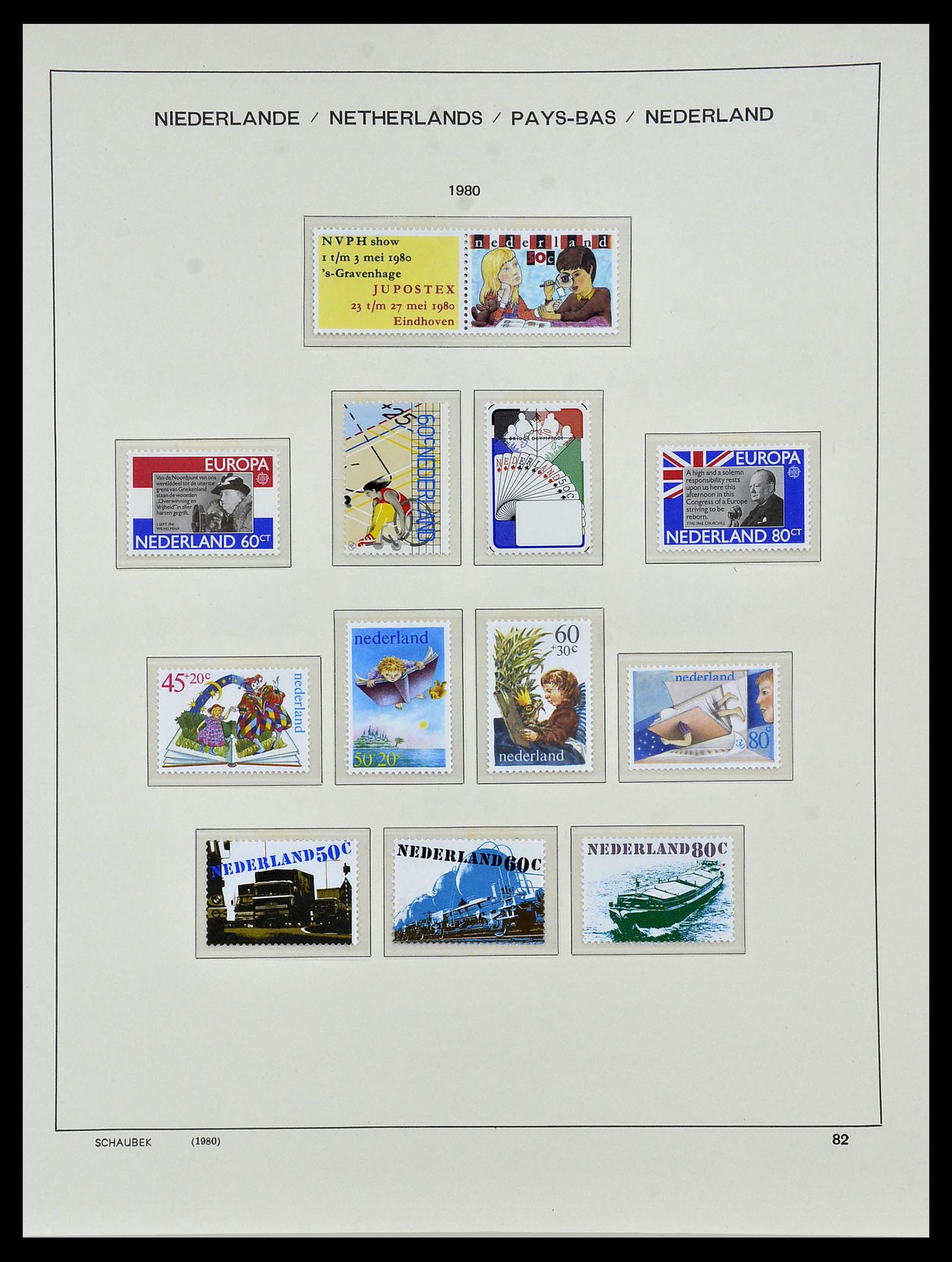34040 086 - Postzegelverzameling 34040 Nederland 1852-1992.