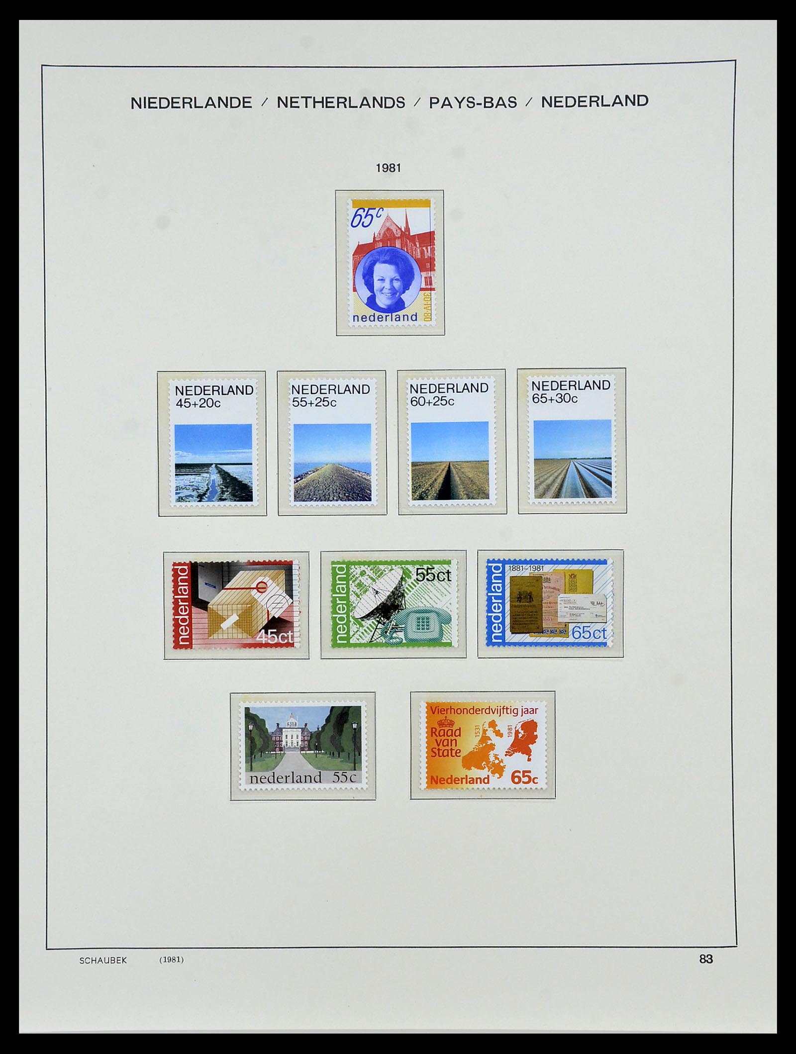 34040 088 - Postzegelverzameling 34040 Nederland 1852-1992.
