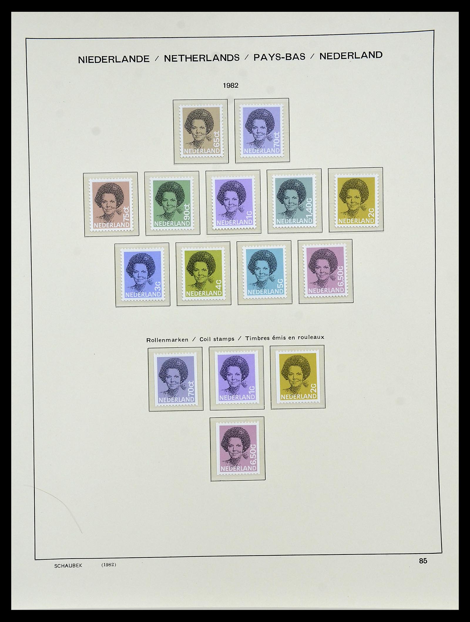 34040 090 - Postzegelverzameling 34040 Nederland 1852-1992.