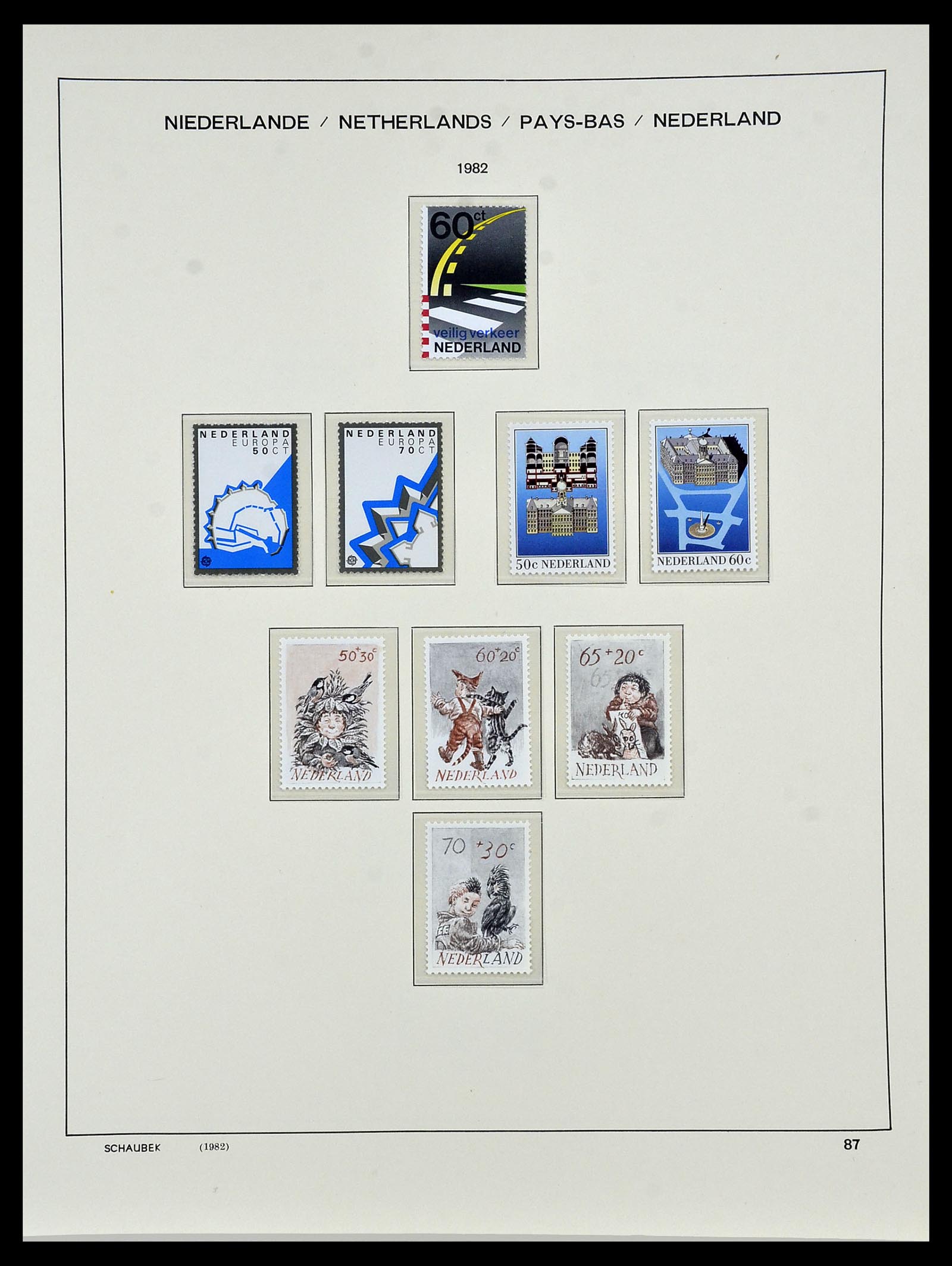 34040 092 - Postzegelverzameling 34040 Nederland 1852-1992.