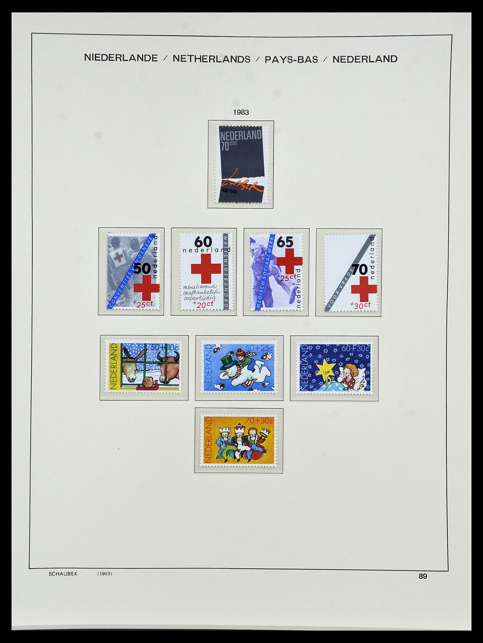 34040 094 - Postzegelverzameling 34040 Nederland 1852-1992.