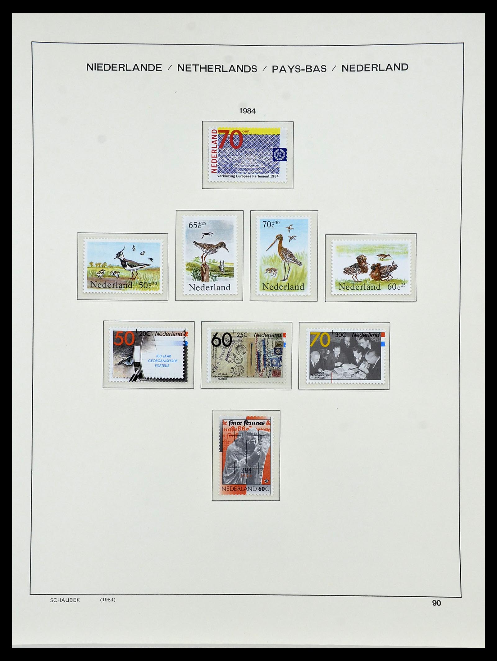34040 095 - Postzegelverzameling 34040 Nederland 1852-1992.