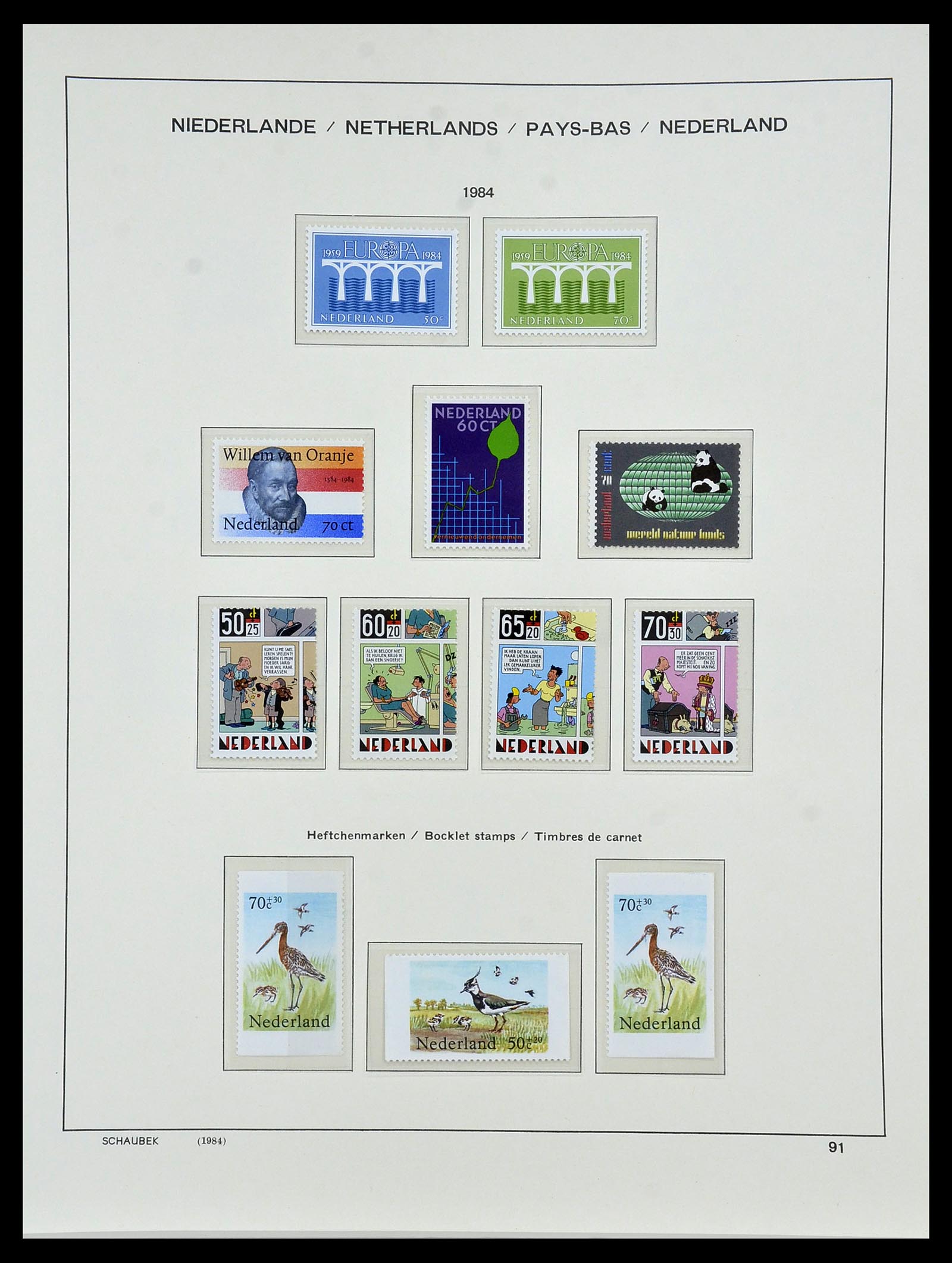 34040 096 - Postzegelverzameling 34040 Nederland 1852-1992.