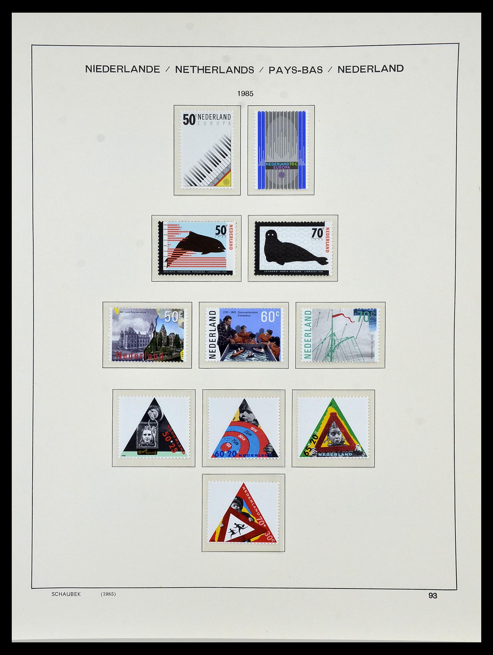 34040 098 - Postzegelverzameling 34040 Nederland 1852-1992.