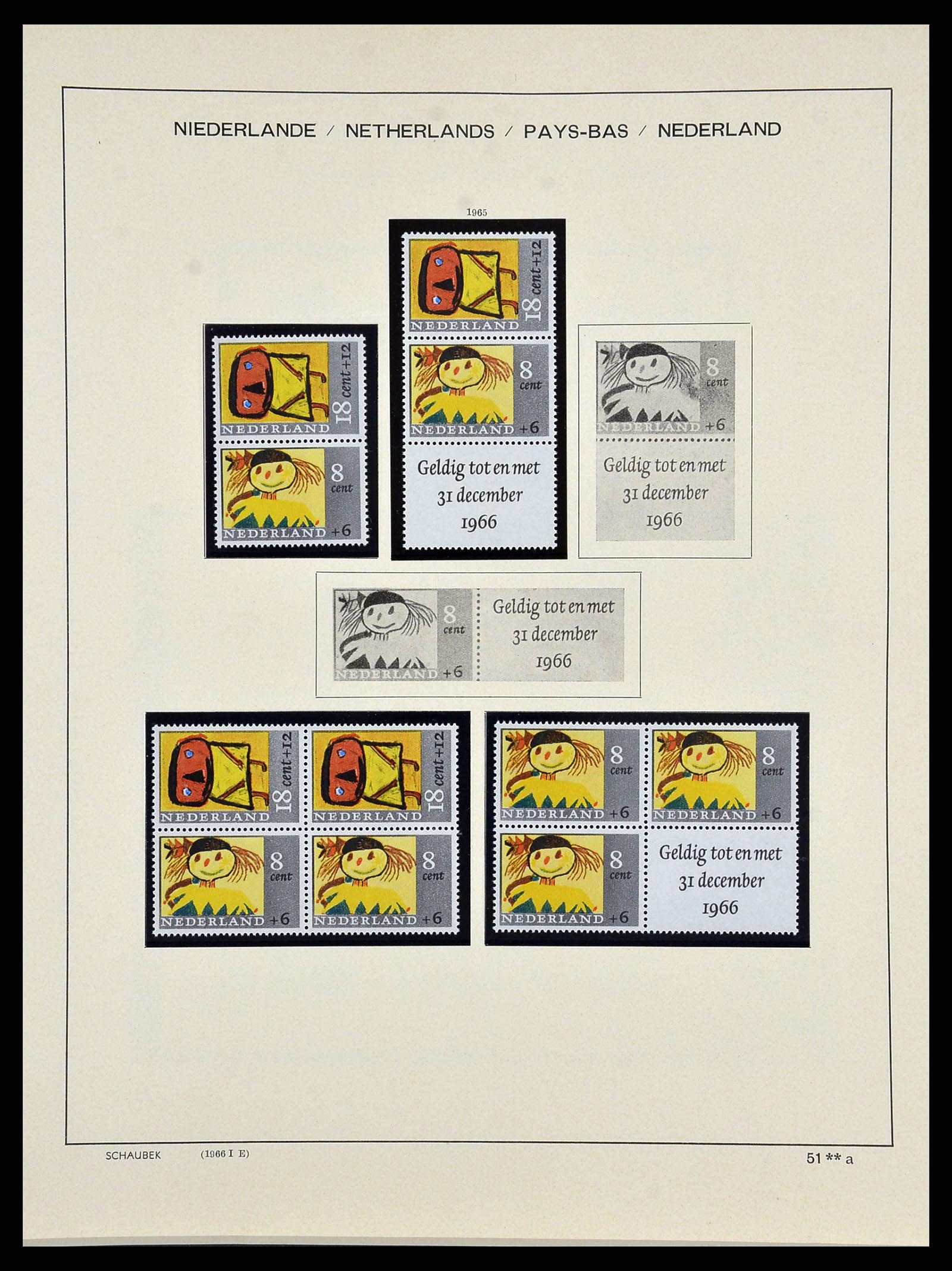 34040 127 - Postzegelverzameling 34040 Nederland 1852-1992.