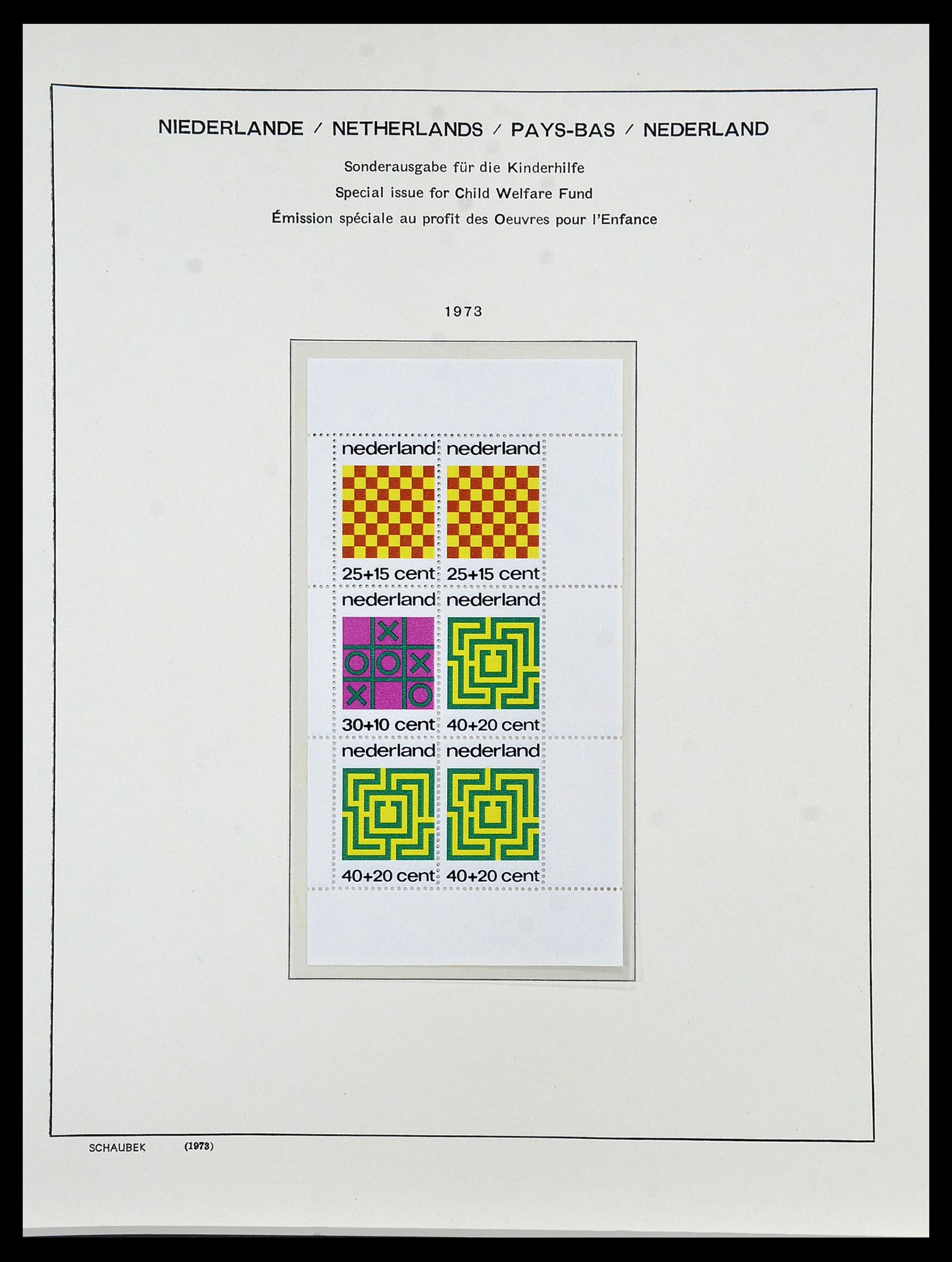 34040 135 - Postzegelverzameling 34040 Nederland 1852-1992.