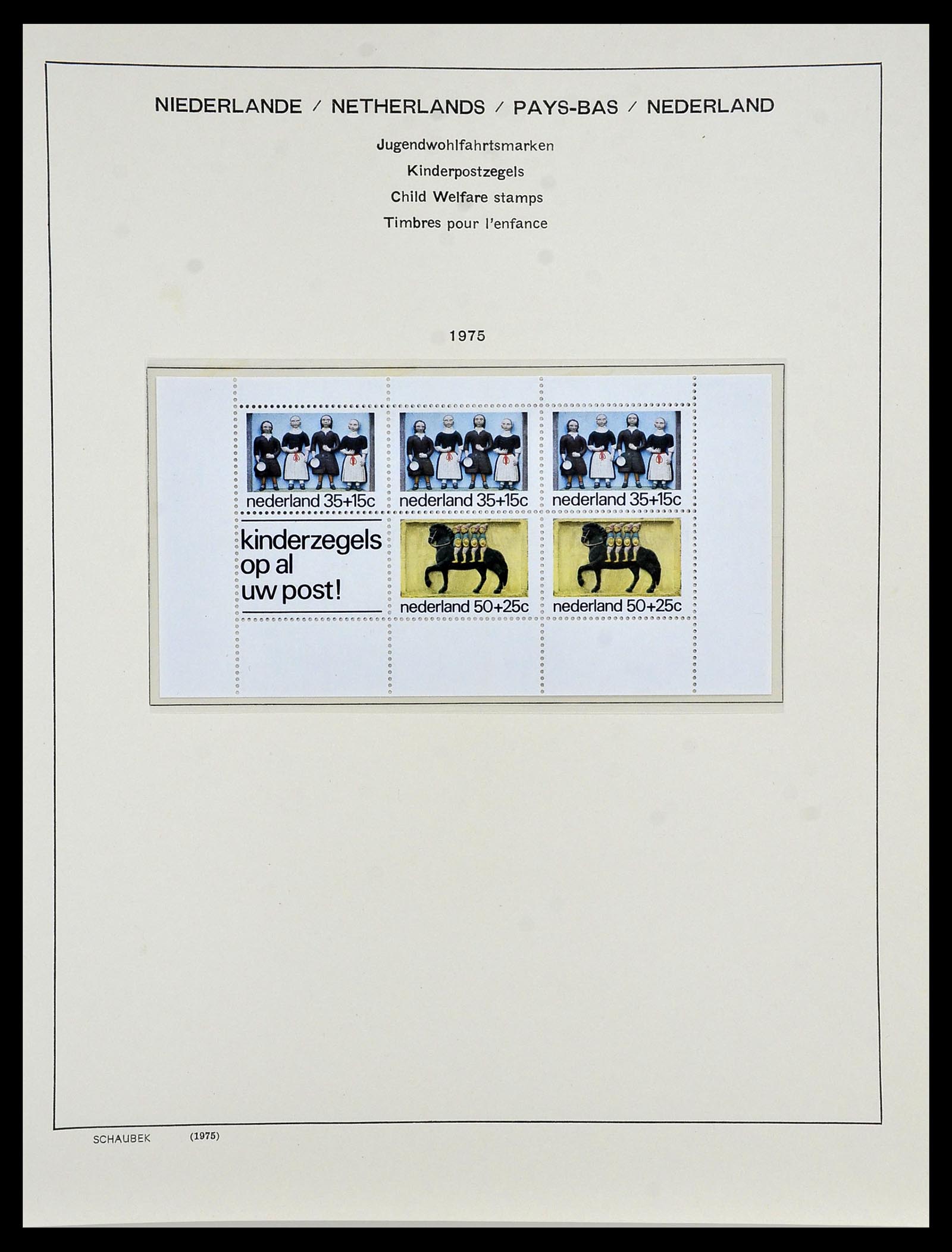 34040 137 - Postzegelverzameling 34040 Nederland 1852-1992.