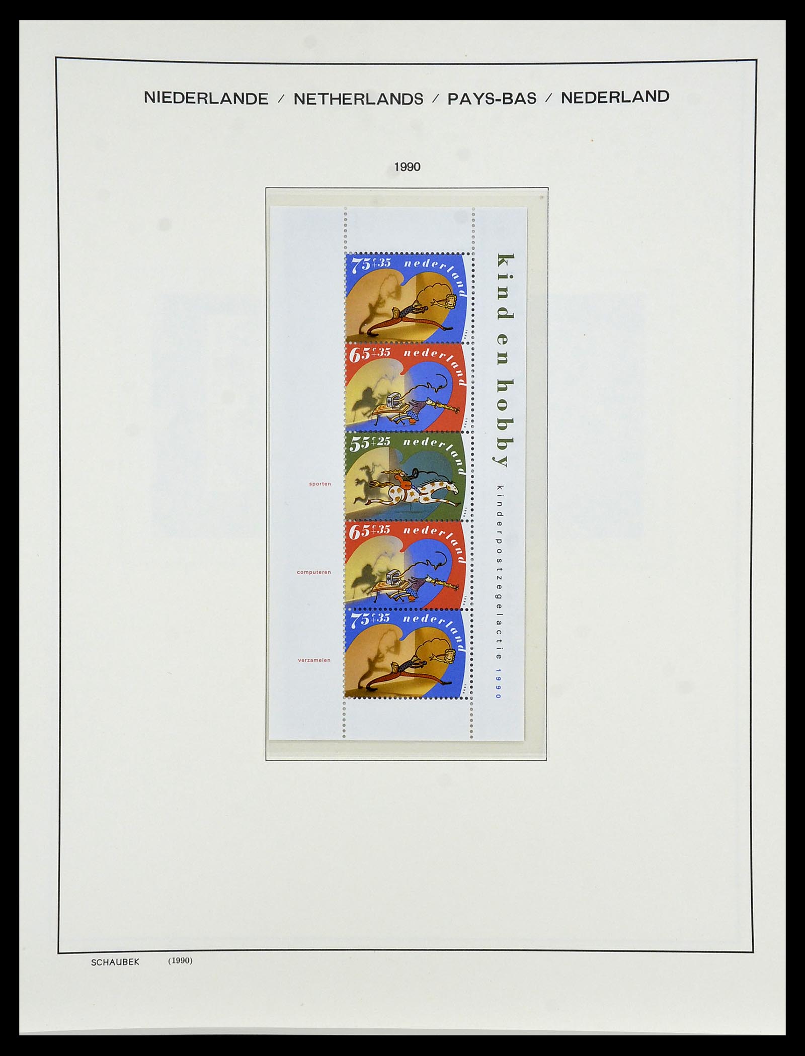 34040 153 - Postzegelverzameling 34040 Nederland 1852-1992.