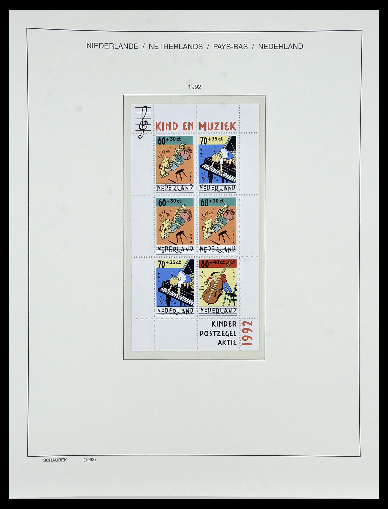 34040 156 - Postzegelverzameling 34040 Nederland 1852-1992.