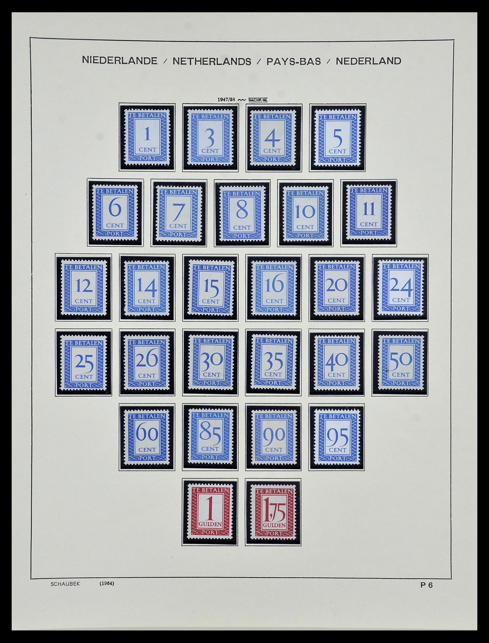 34040 164 - Postzegelverzameling 34040 Nederland 1852-1992.