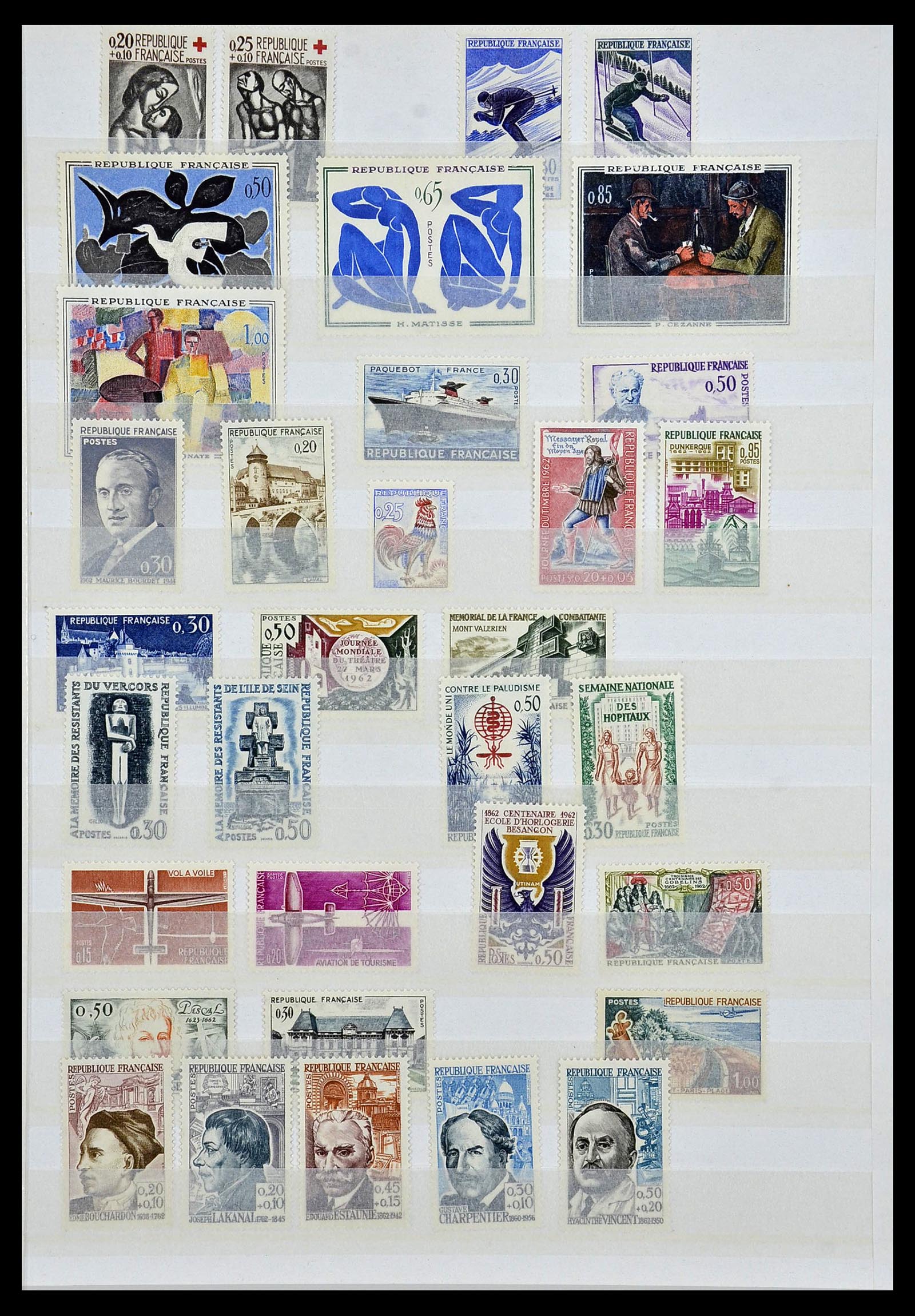 34041 019 - Postzegelverzameling 34041 Frankrijk 1945-1971.