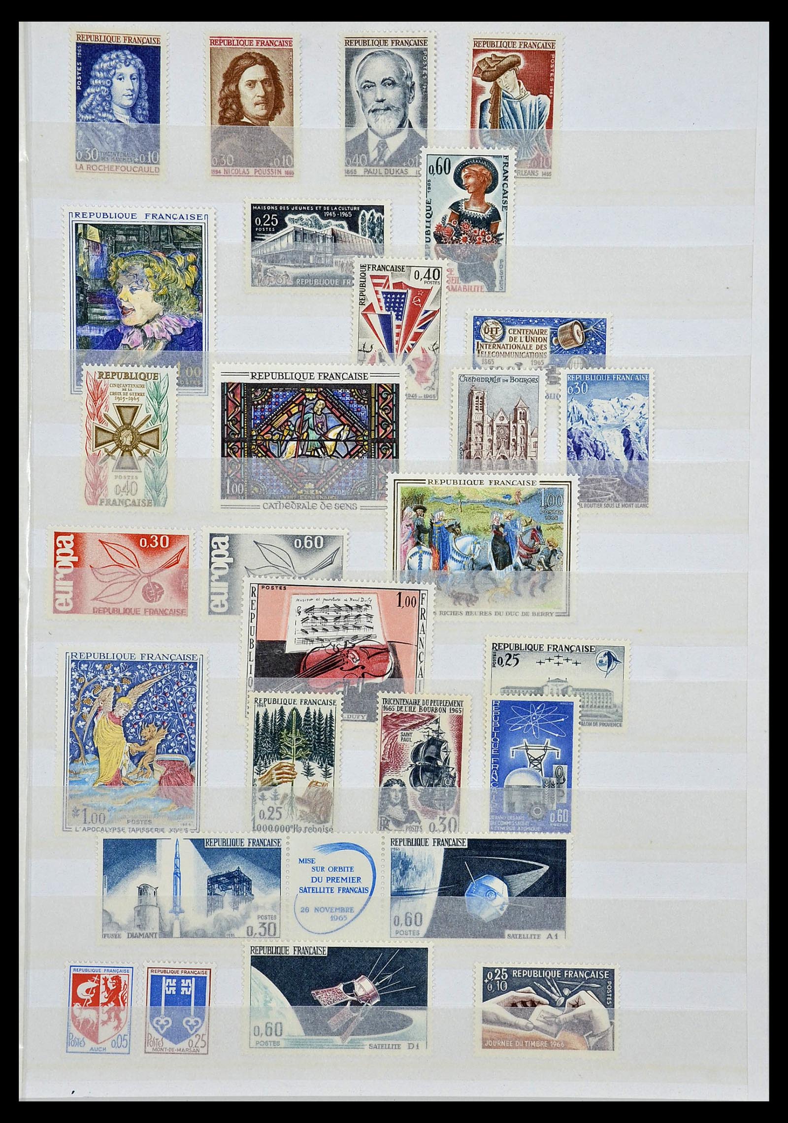 34041 023 - Postzegelverzameling 34041 Frankrijk 1945-1971.