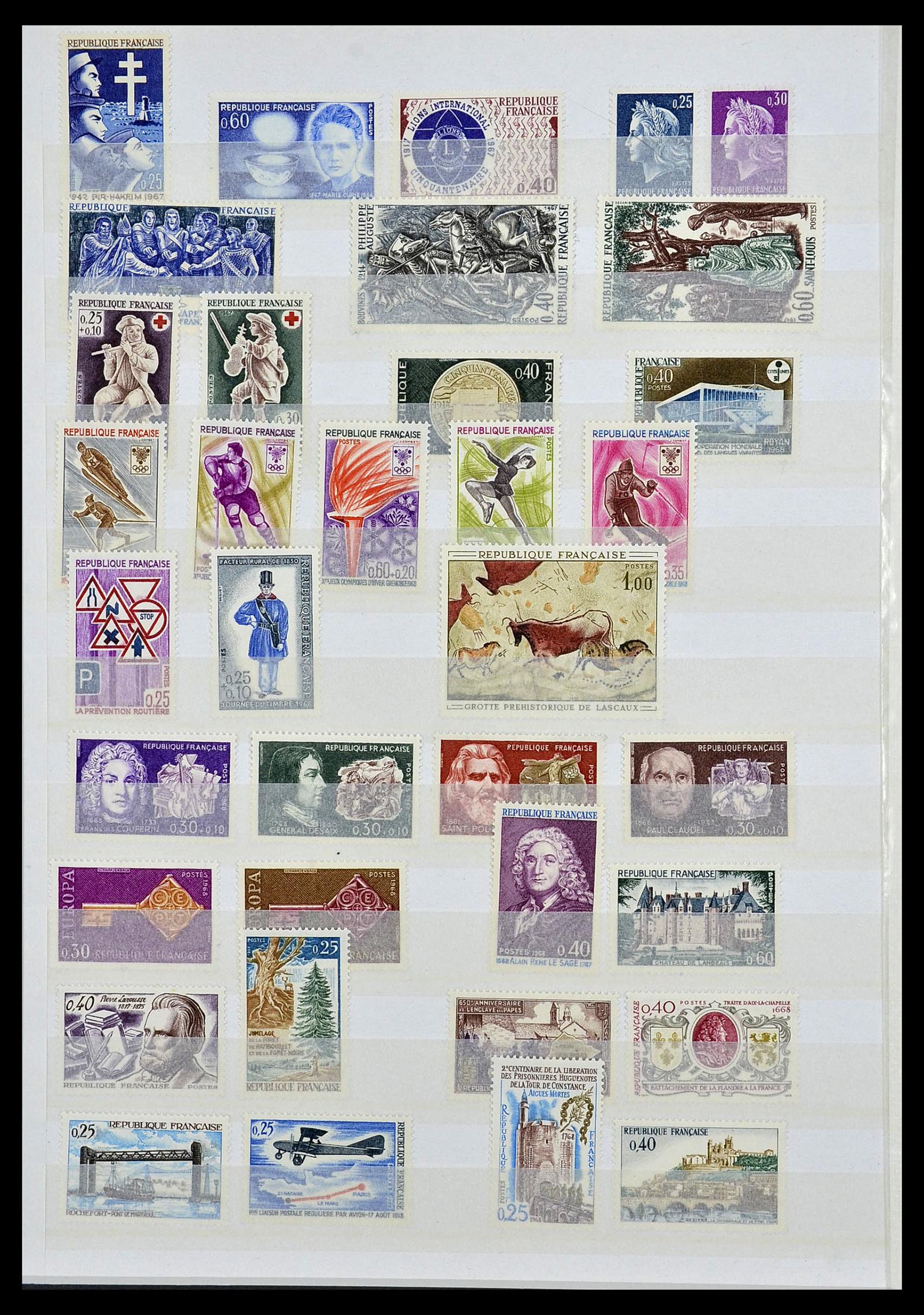 34041 026 - Postzegelverzameling 34041 Frankrijk 1945-1971.