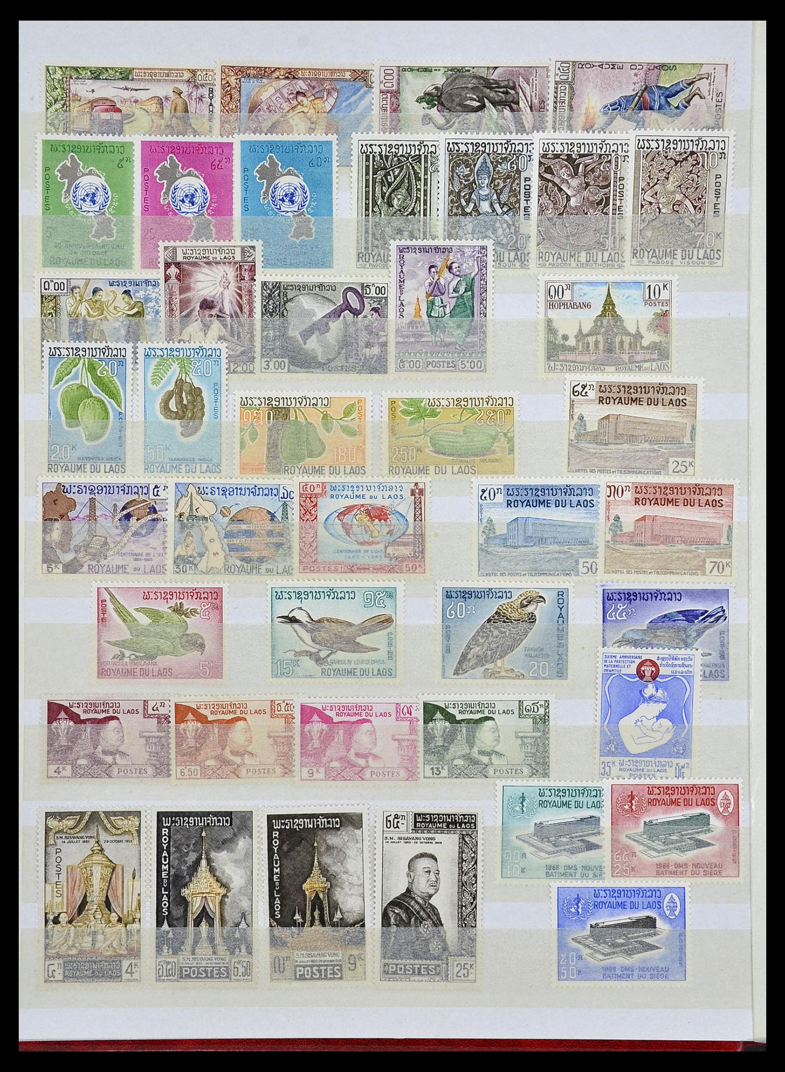 34044 006 - Postzegelverzameling 34044 Franse koloniën in Azië 1952-1992.