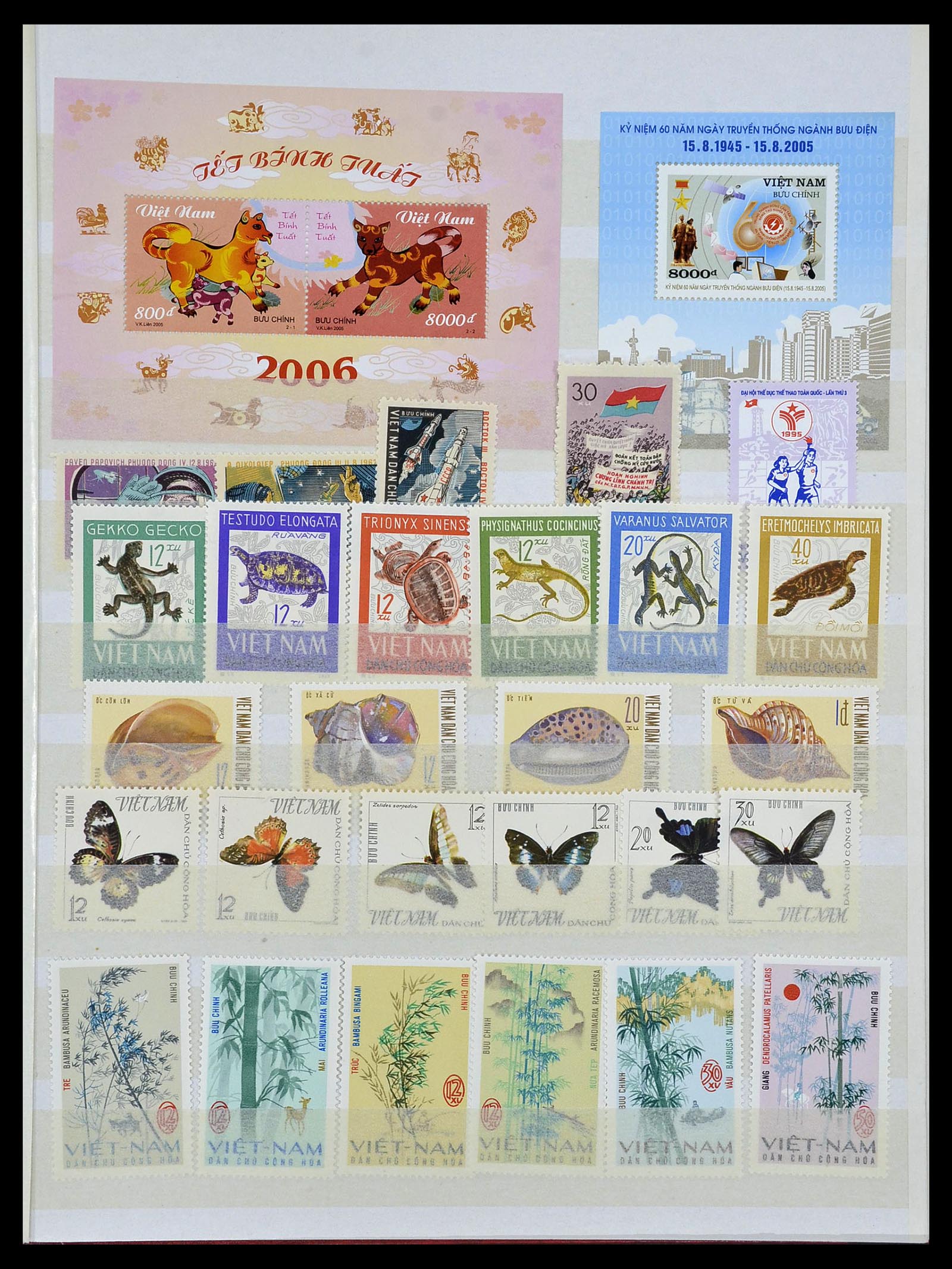 34044 017 - Postzegelverzameling 34044 Franse koloniën in Azië 1952-1992.