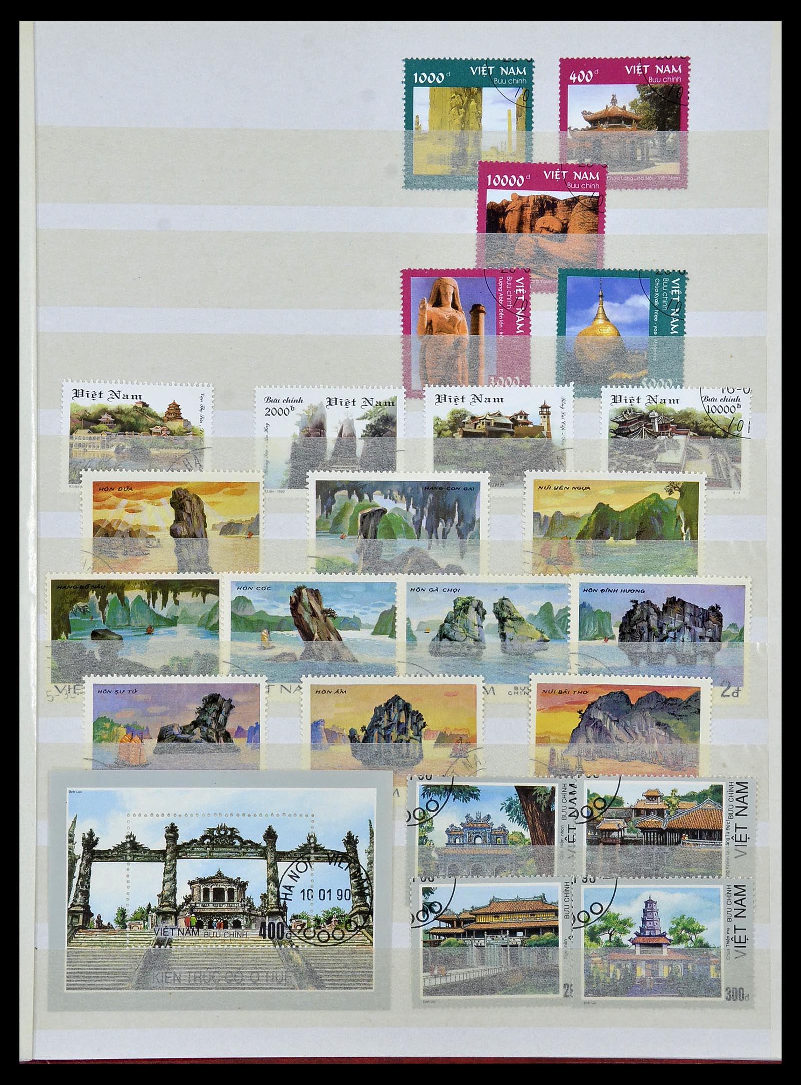 34044 019 - Postzegelverzameling 34044 Franse koloniën in Azië 1952-1992.