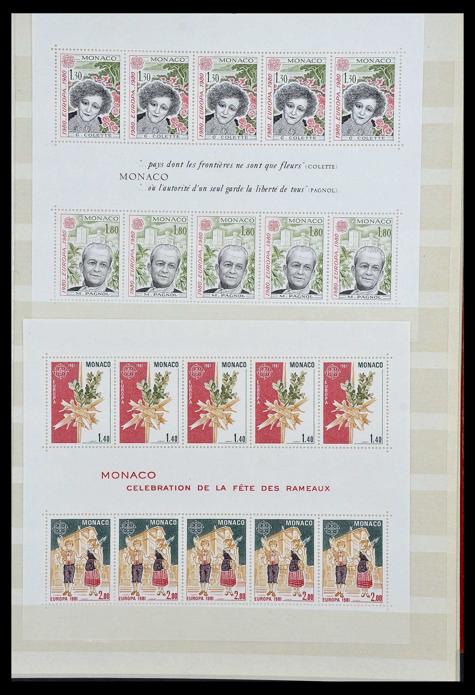 34045 001 - Postzegelverzameling 34045 West Europa blokken 1973-1986.