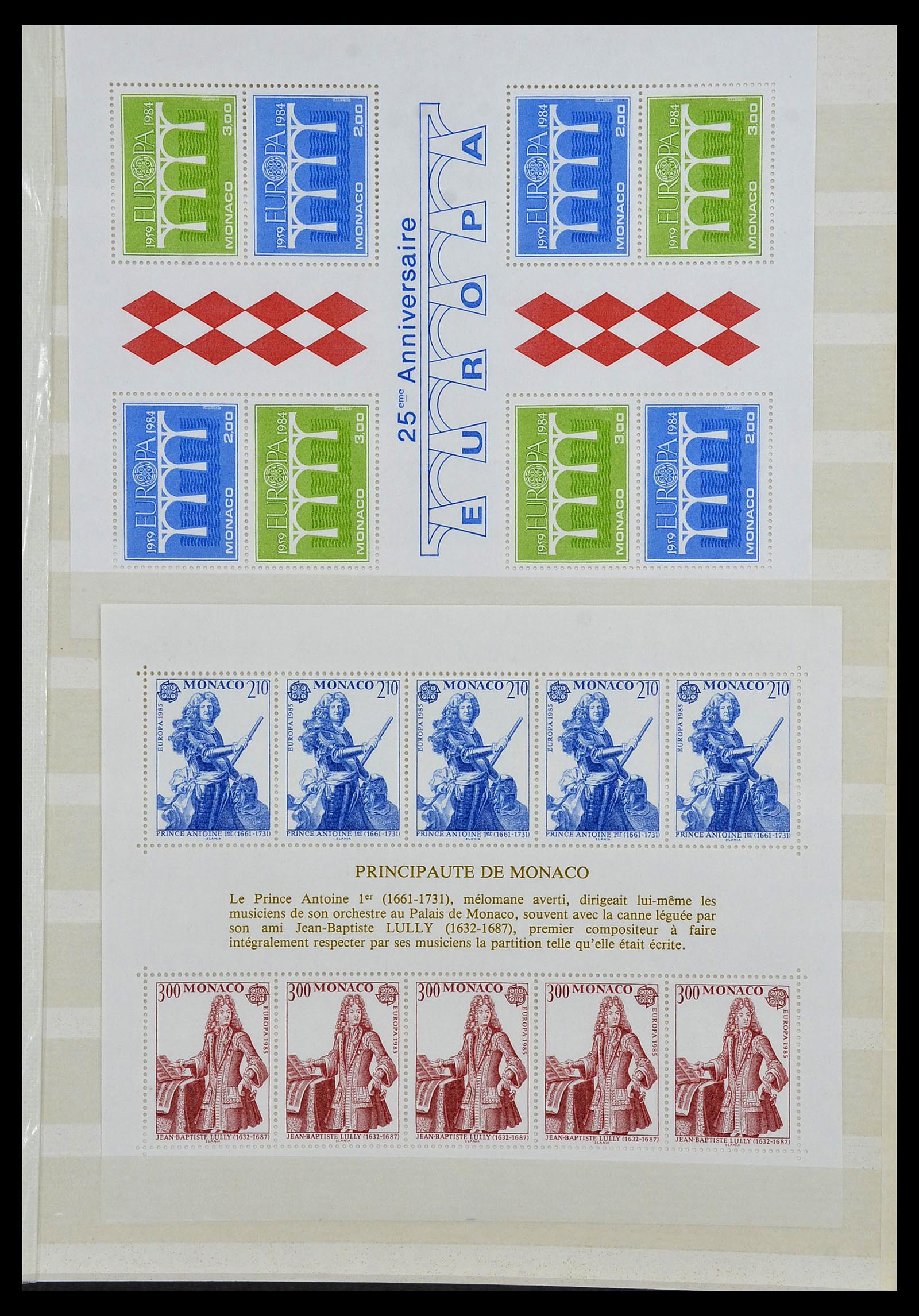 34045 005 - Postzegelverzameling 34045 West Europa blokken 1973-1986.