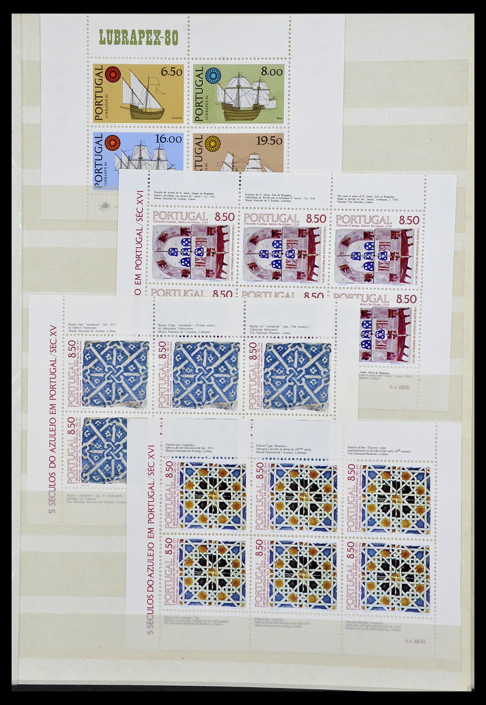 34045 009 - Postzegelverzameling 34045 West Europa blokken 1973-1986.