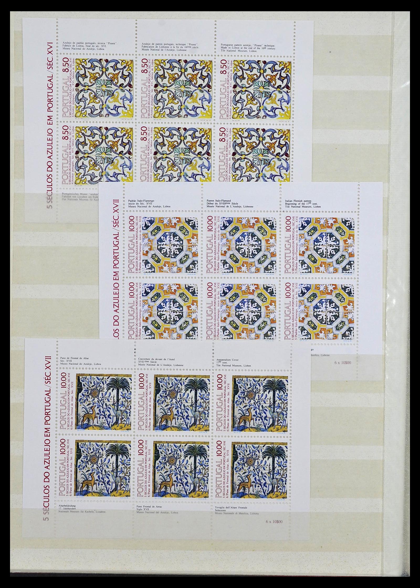 34045 010 - Postzegelverzameling 34045 West Europa blokken 1973-1986.