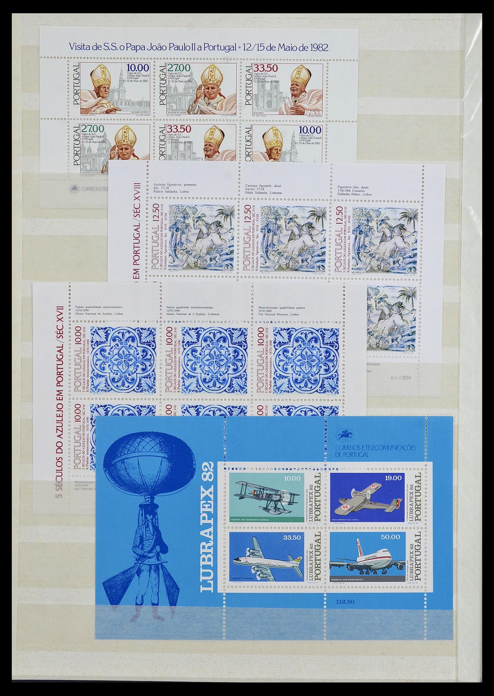 34045 012 - Postzegelverzameling 34045 West Europa blokken 1973-1986.