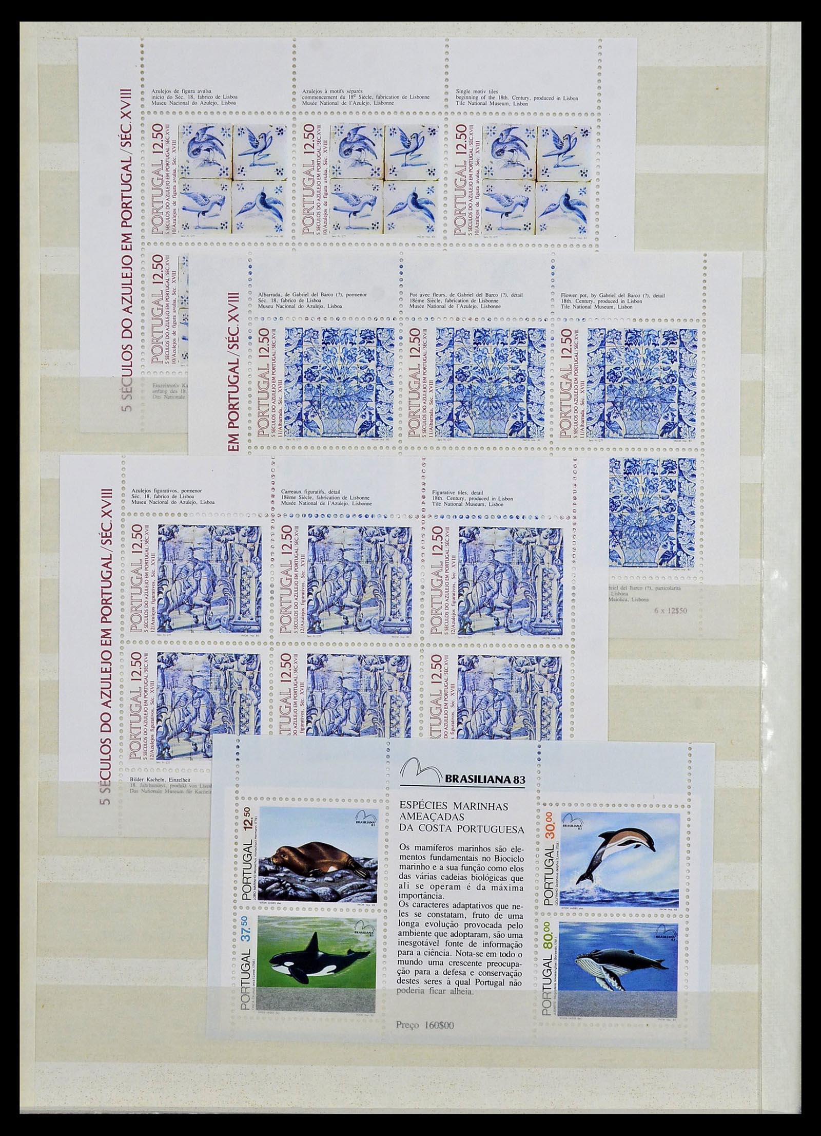 34045 014 - Postzegelverzameling 34045 West Europa blokken 1973-1986.