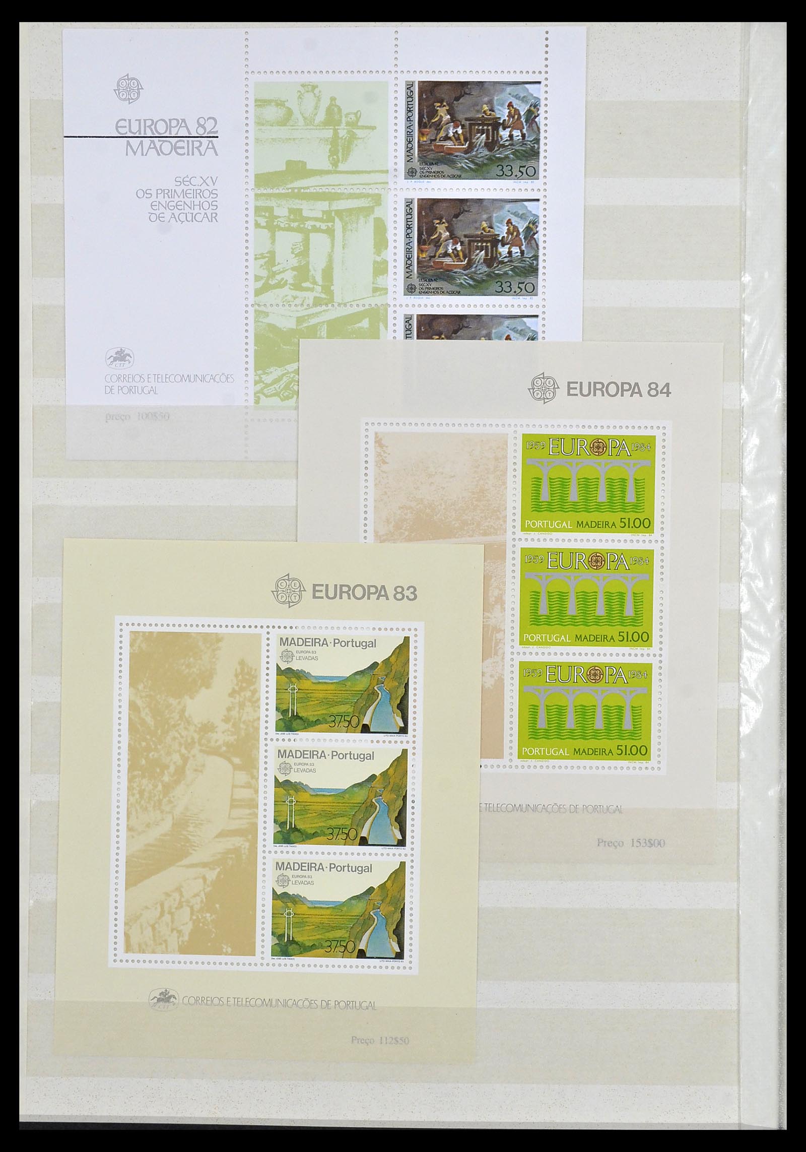 34045 024 - Postzegelverzameling 34045 West Europa blokken 1973-1986.