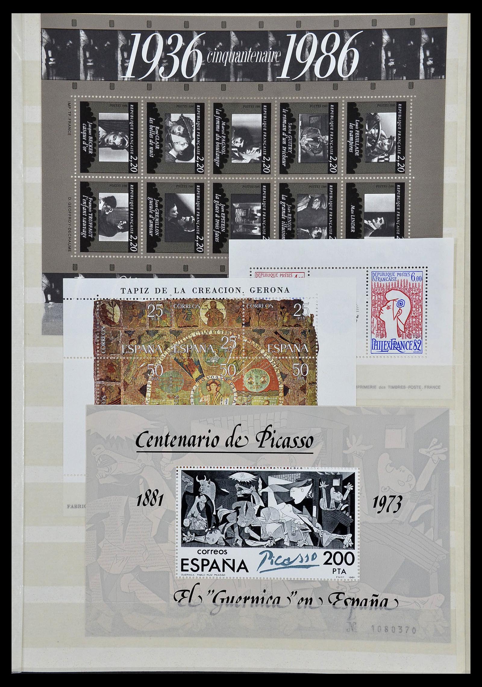 34045 027 - Postzegelverzameling 34045 West Europa blokken 1973-1986.