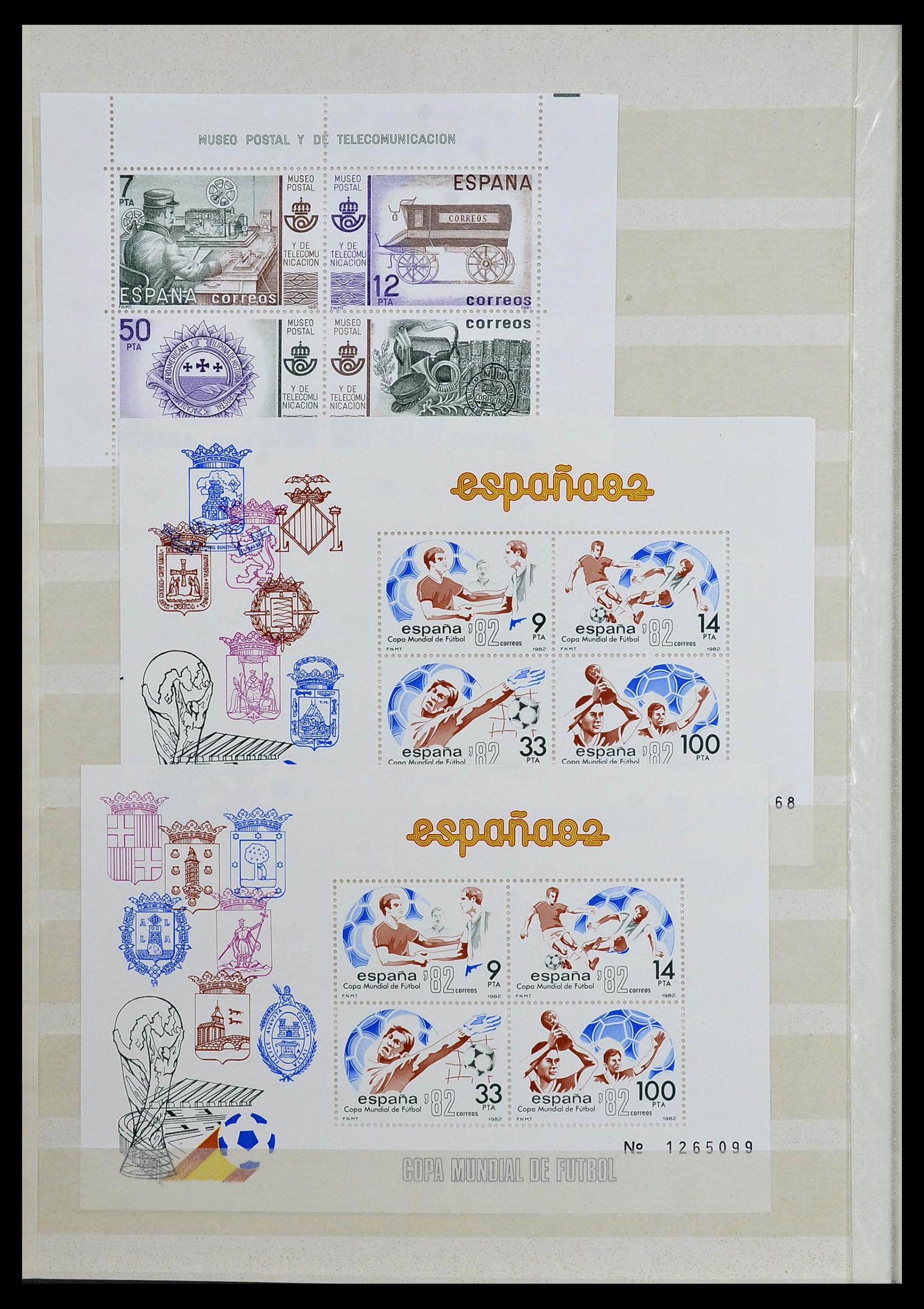34045 028 - Postzegelverzameling 34045 West Europa blokken 1973-1986.