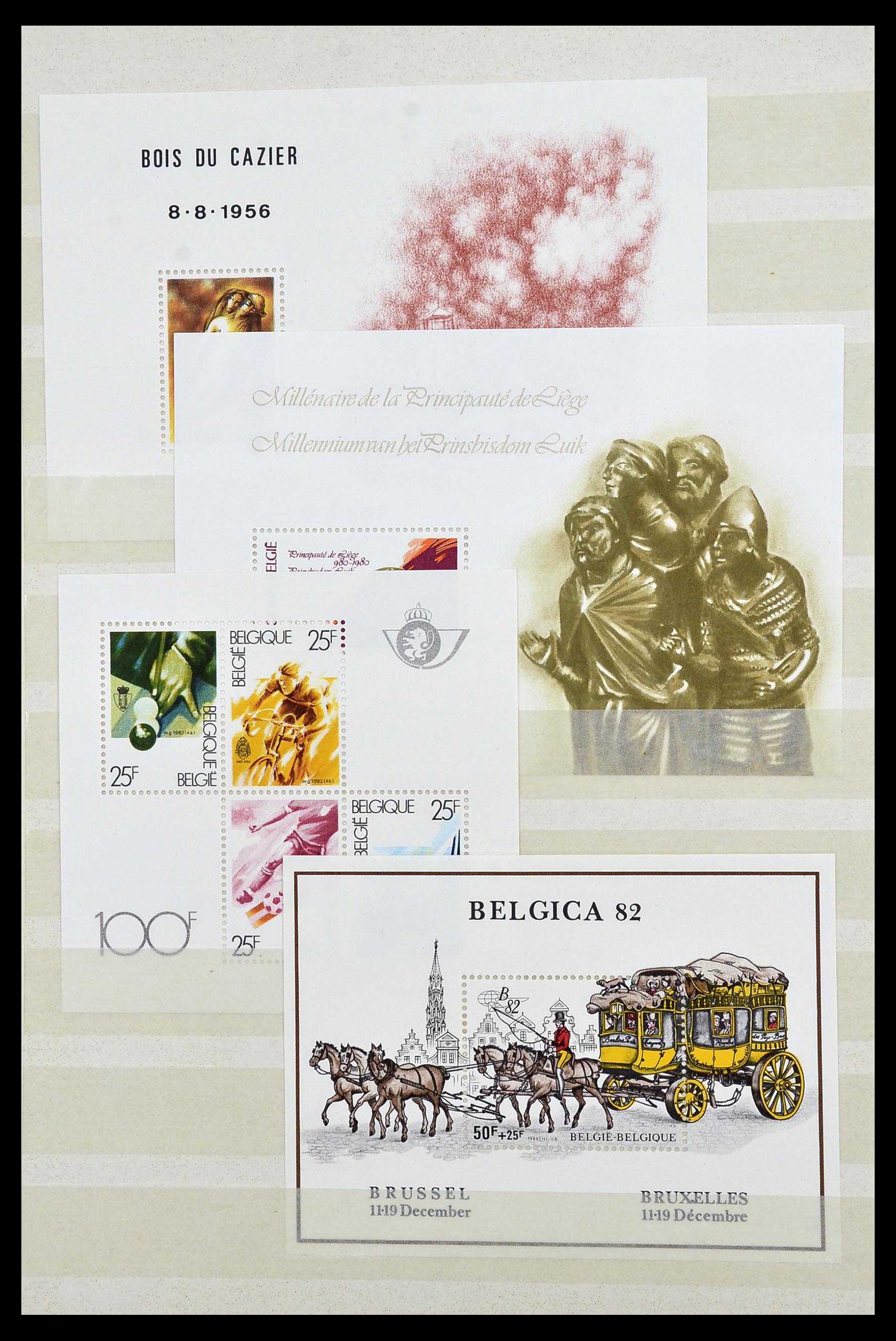 34045 058 - Postzegelverzameling 34045 West Europa blokken 1973-1986.