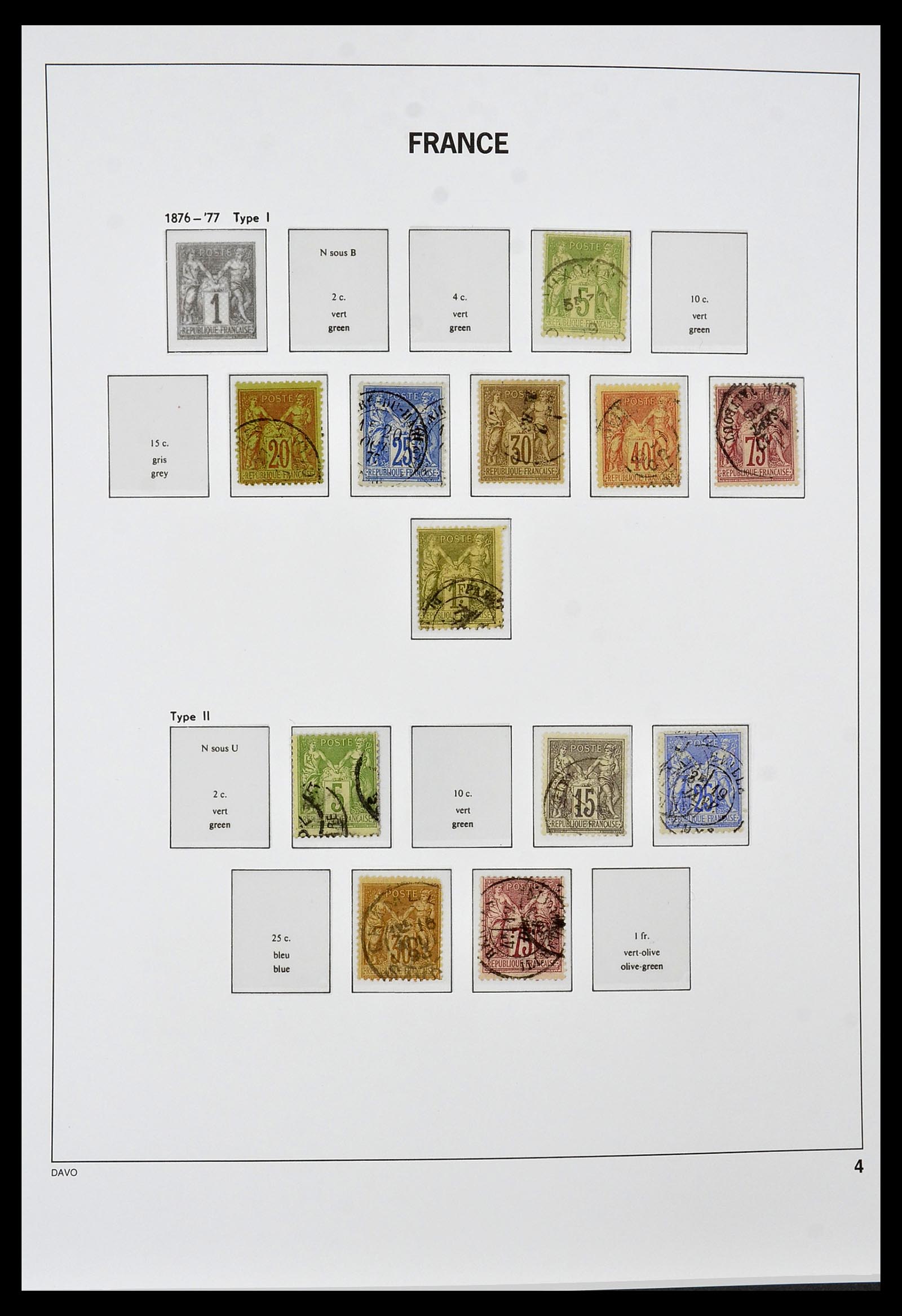 34047 004 - Postzegelverzameling 34047 Frankrijk 1853-2020(!)