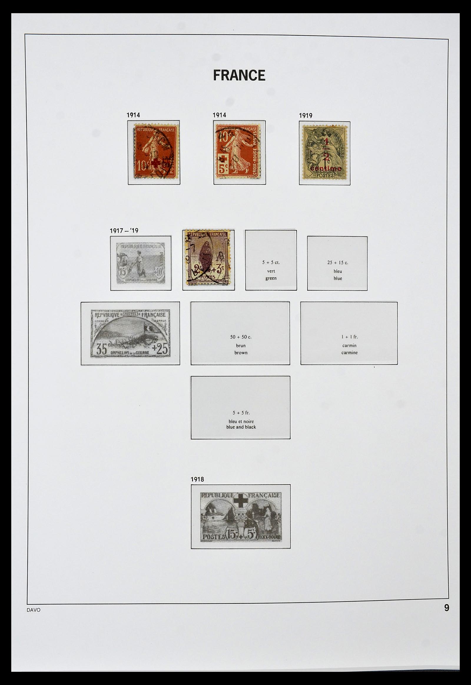 34047 009 - Stamp collection 34047 France 1853-2020(!)